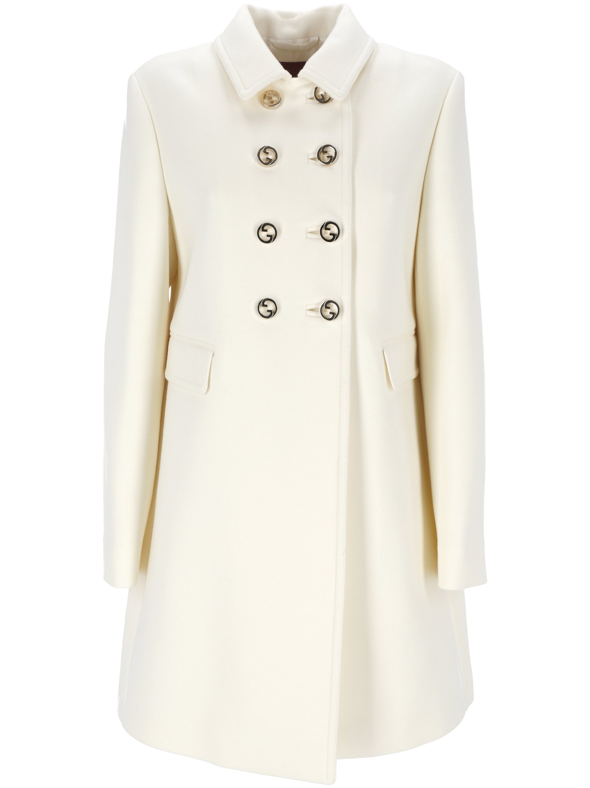 Gucci 789891 Woman Natural white Coats - Zuklat