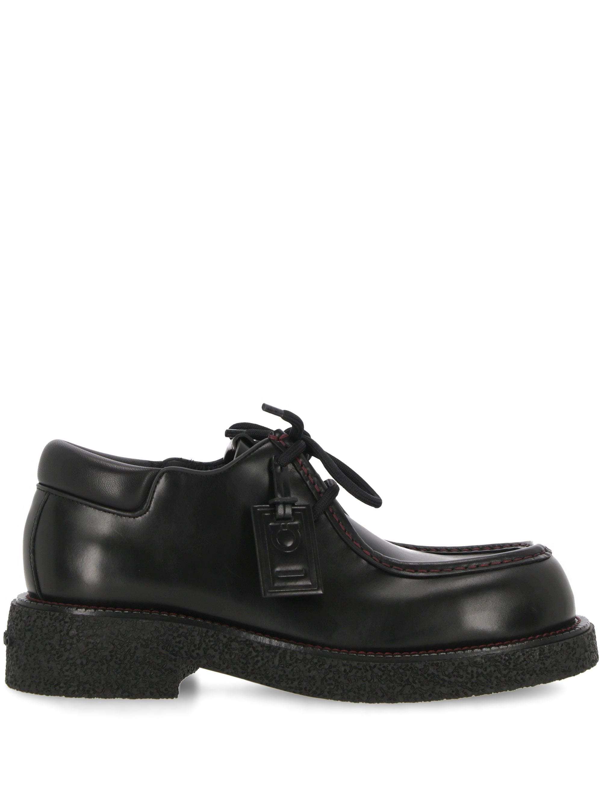 Ferragamo 029193 Man Black Flat shoes - Zuklat