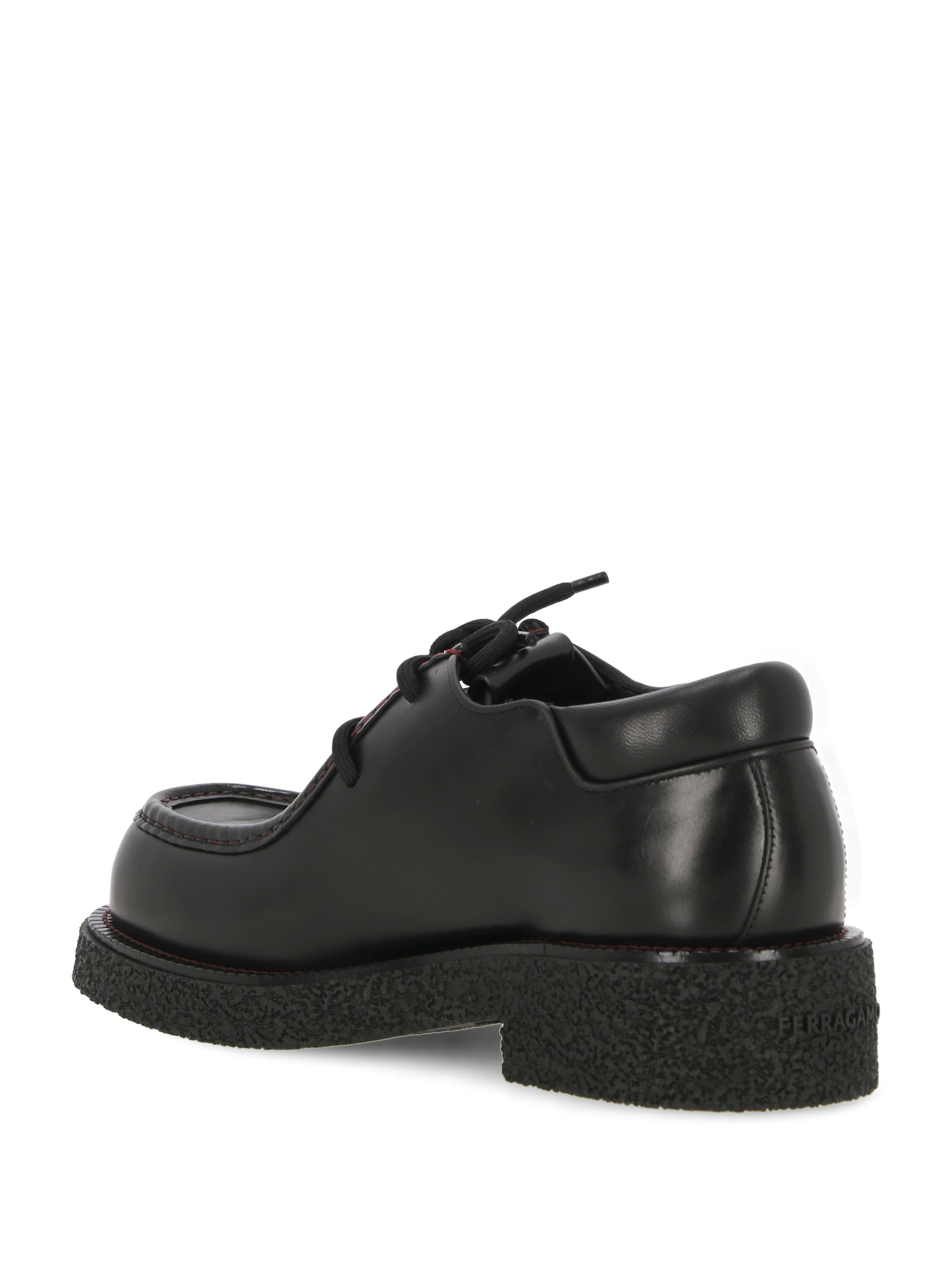 Ferragamo 029193 Man Black Flat shoes - Zuklat