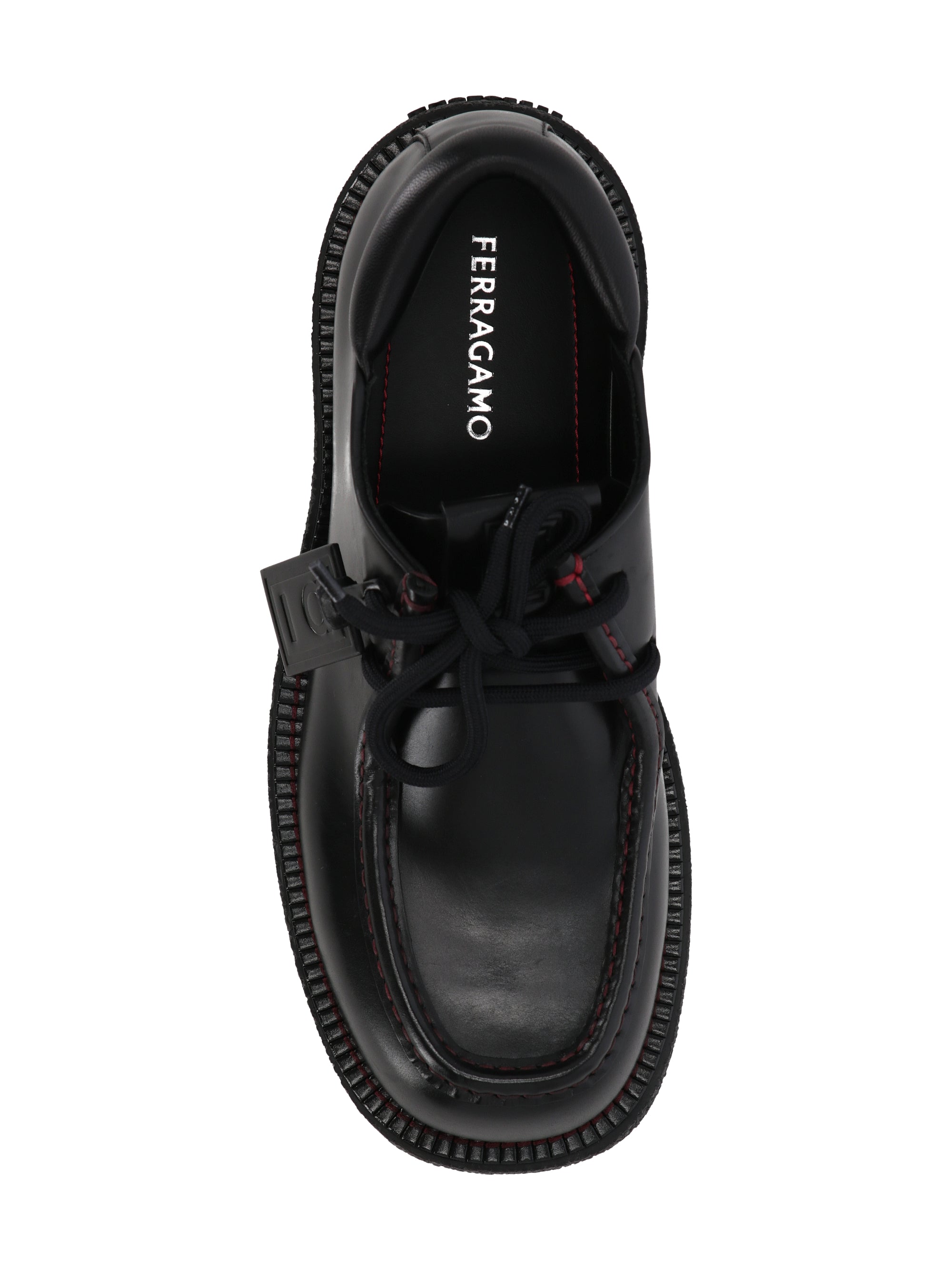 Ferragamo 029193 Man Black Flat shoes - Zuklat