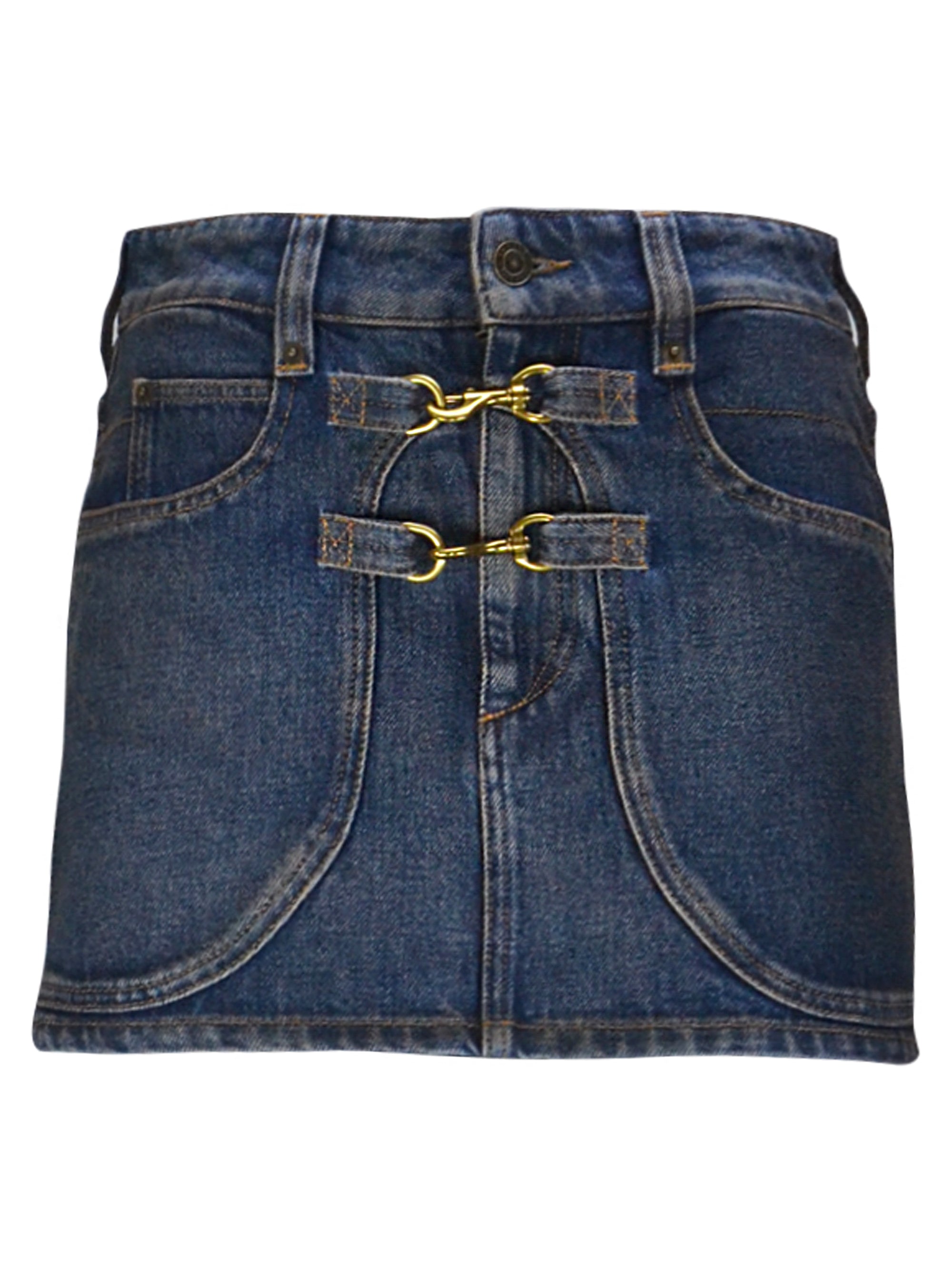 Isabel Marant JU0281FA Woman Blue Skirts - Zuklat