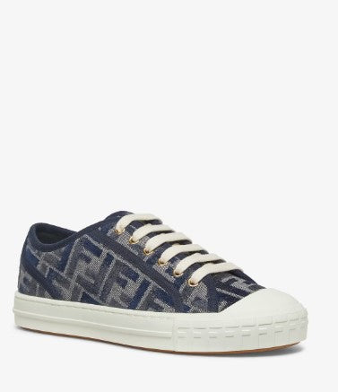 Fendi 8E8325 Woman Denim Sneakers - Zuklat