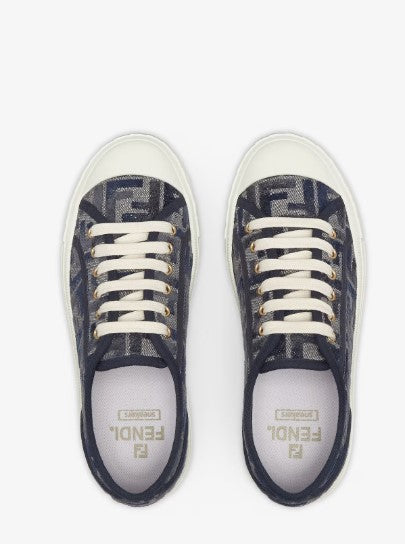 Fendi 8E8325 Woman Denim Sneakers - Zuklat