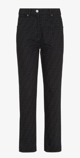 Fendi FLP851 Woman Black Jeans - Zuklat