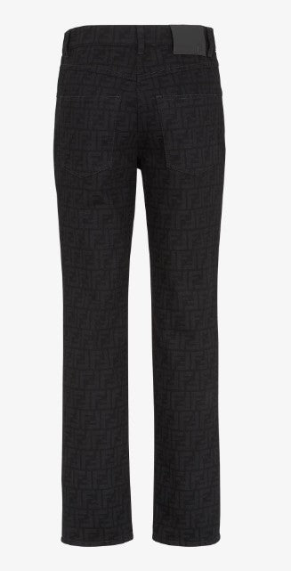 Fendi FLP851 Woman Black Jeans - Zuklat