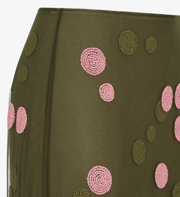 Fendi FQ7595 Woman Green Skirts - Zuklat