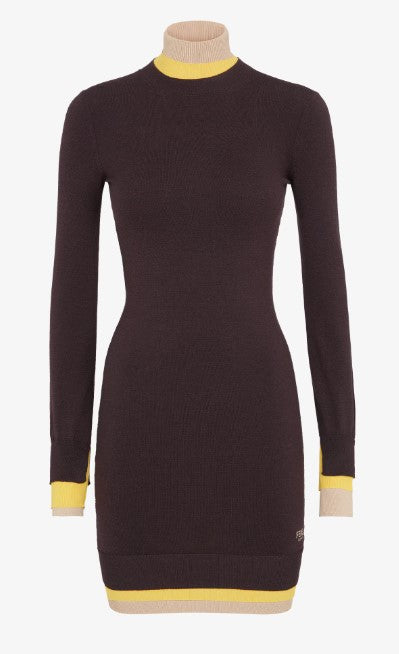 Fendi FZDC36 Woman AUBERGNE Dresses - Zuklat