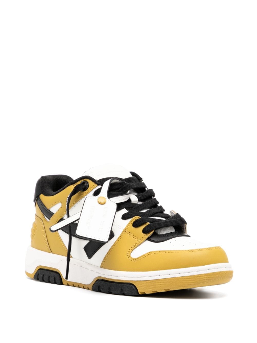 Off White OMIA189F24LEA005 Man OCHER YELL Sneakers - Zuklat