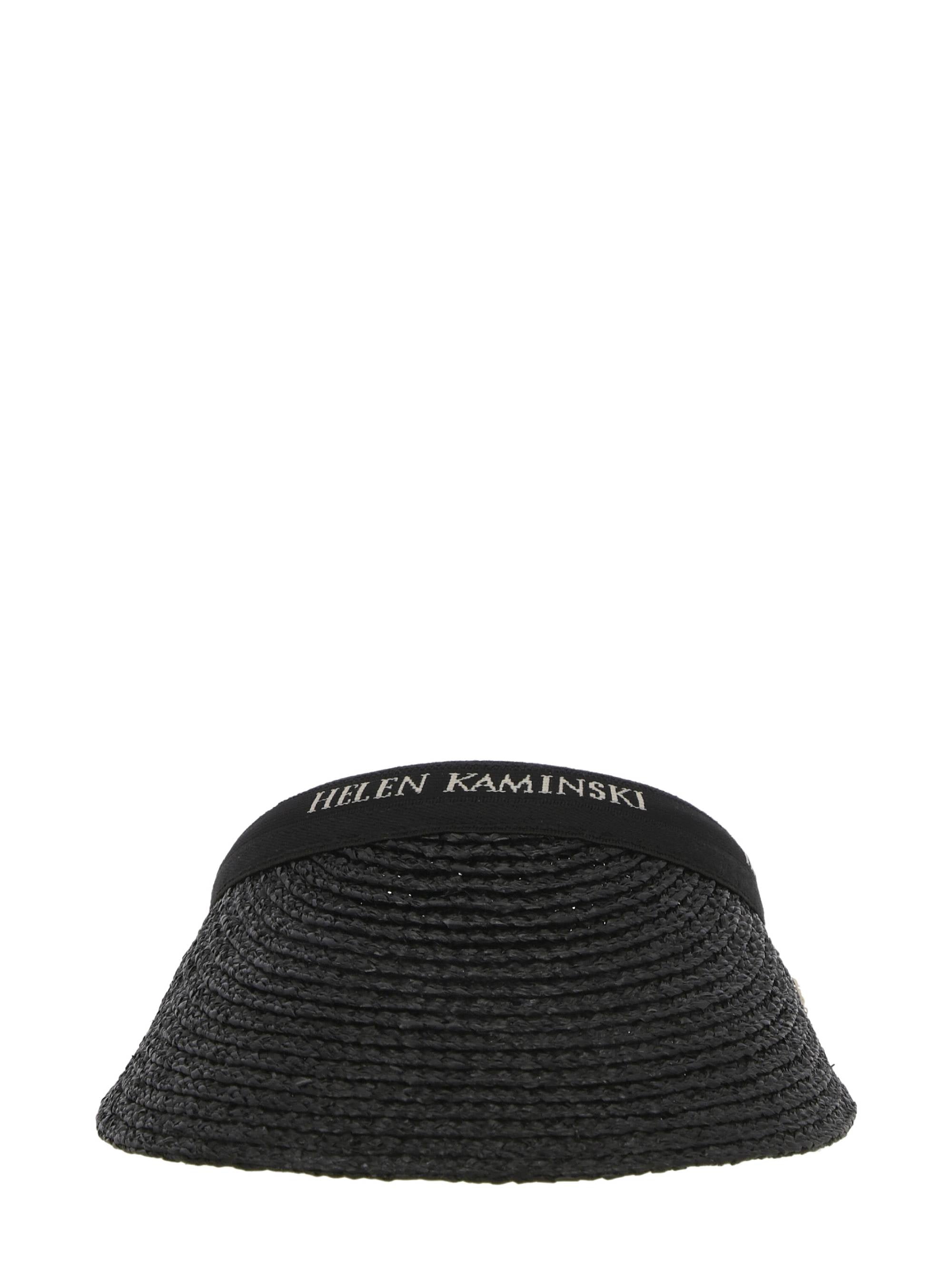 HELEN KAMINSKI HAT50265 Woman Charcoal/ Black Logo Hats - Zuklat