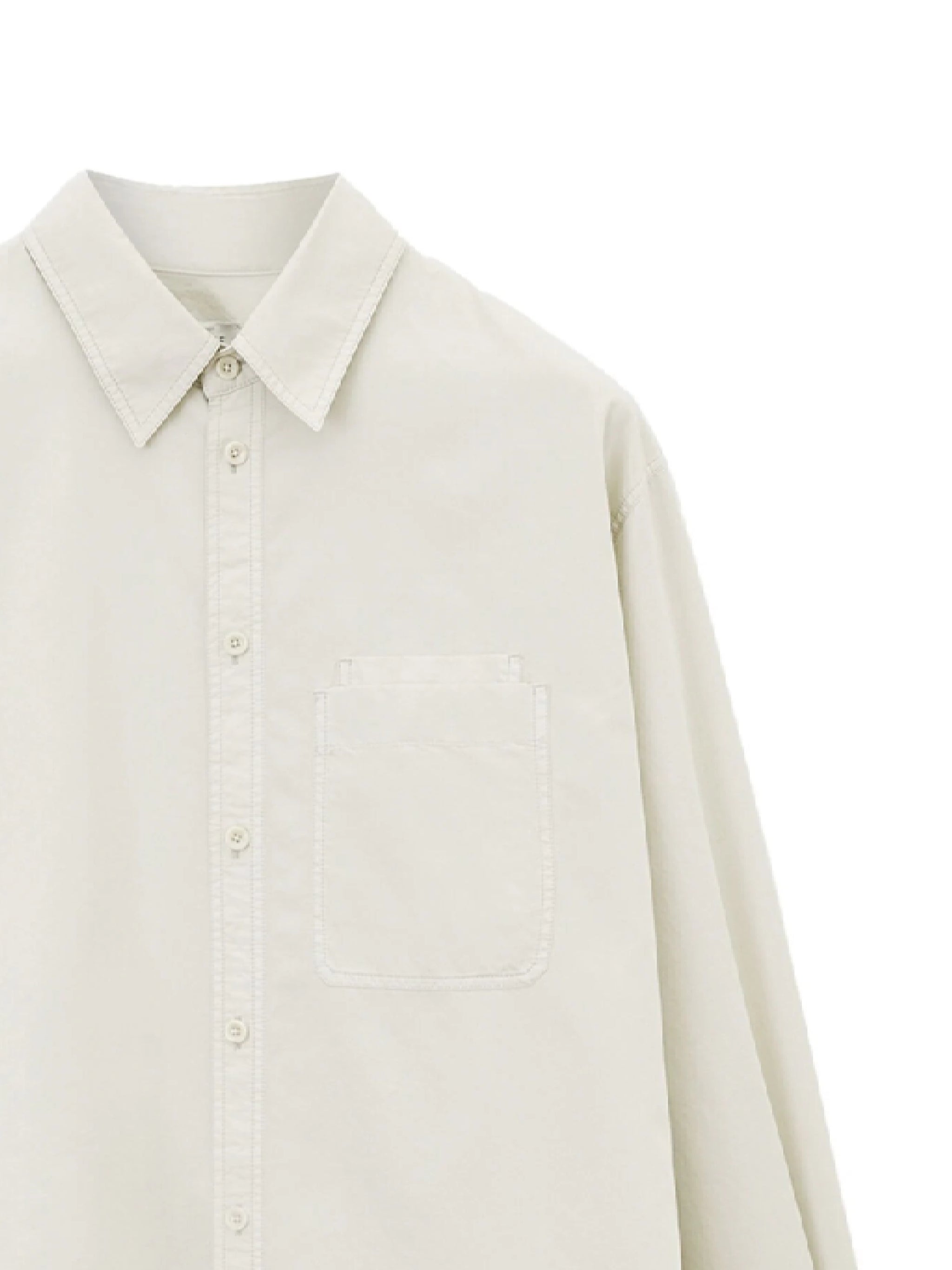 LEMAIRE SH1137LF1206 Man Beige Shirts - Zuklat