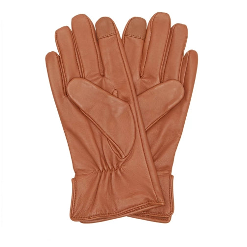 Polo Ralph Lauren 454960097 Woman Leather Brown Gloves - Zuklat