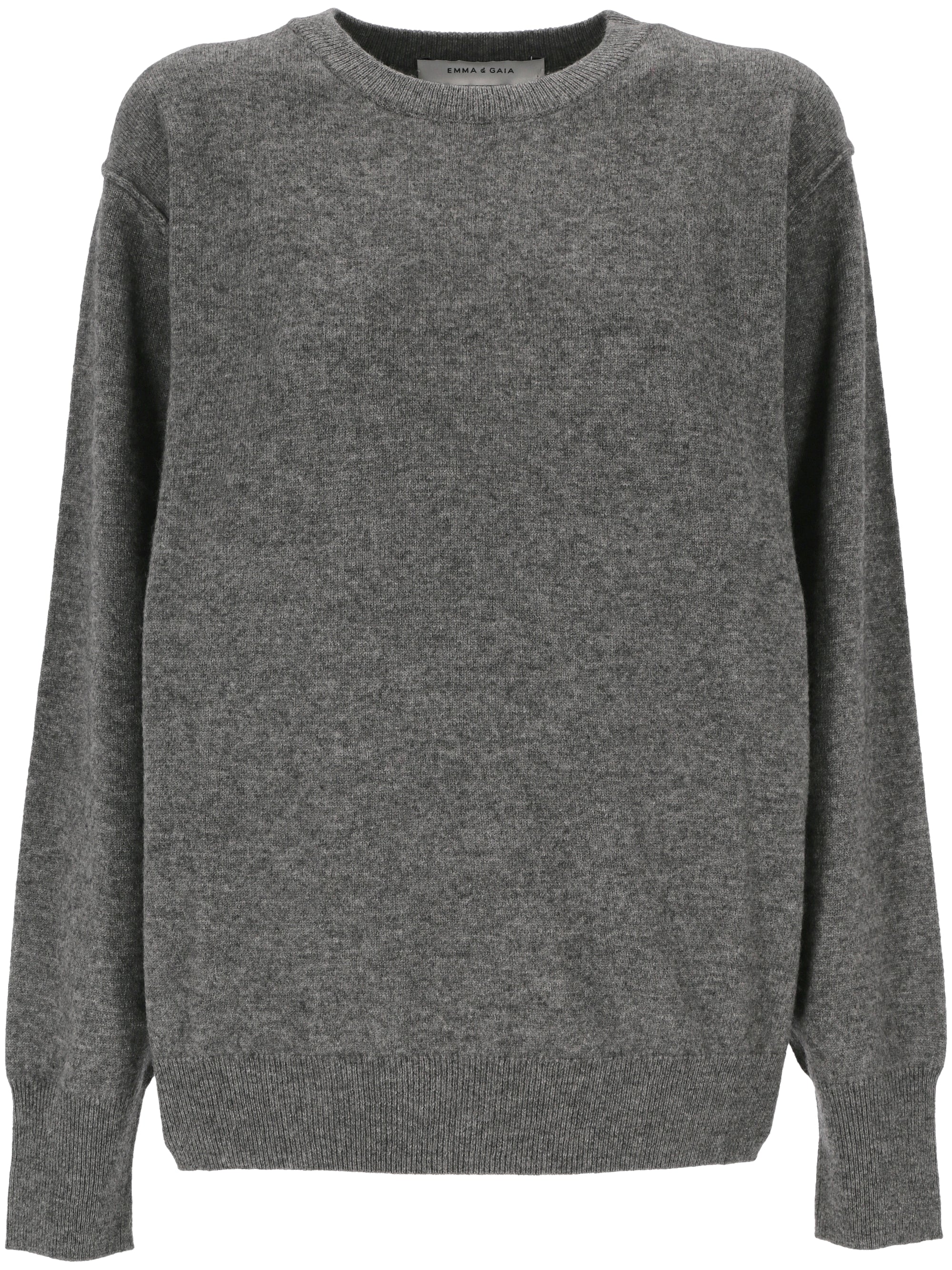 Emma&gaia 44M072 Woman Grey Sweaters - Zuklat