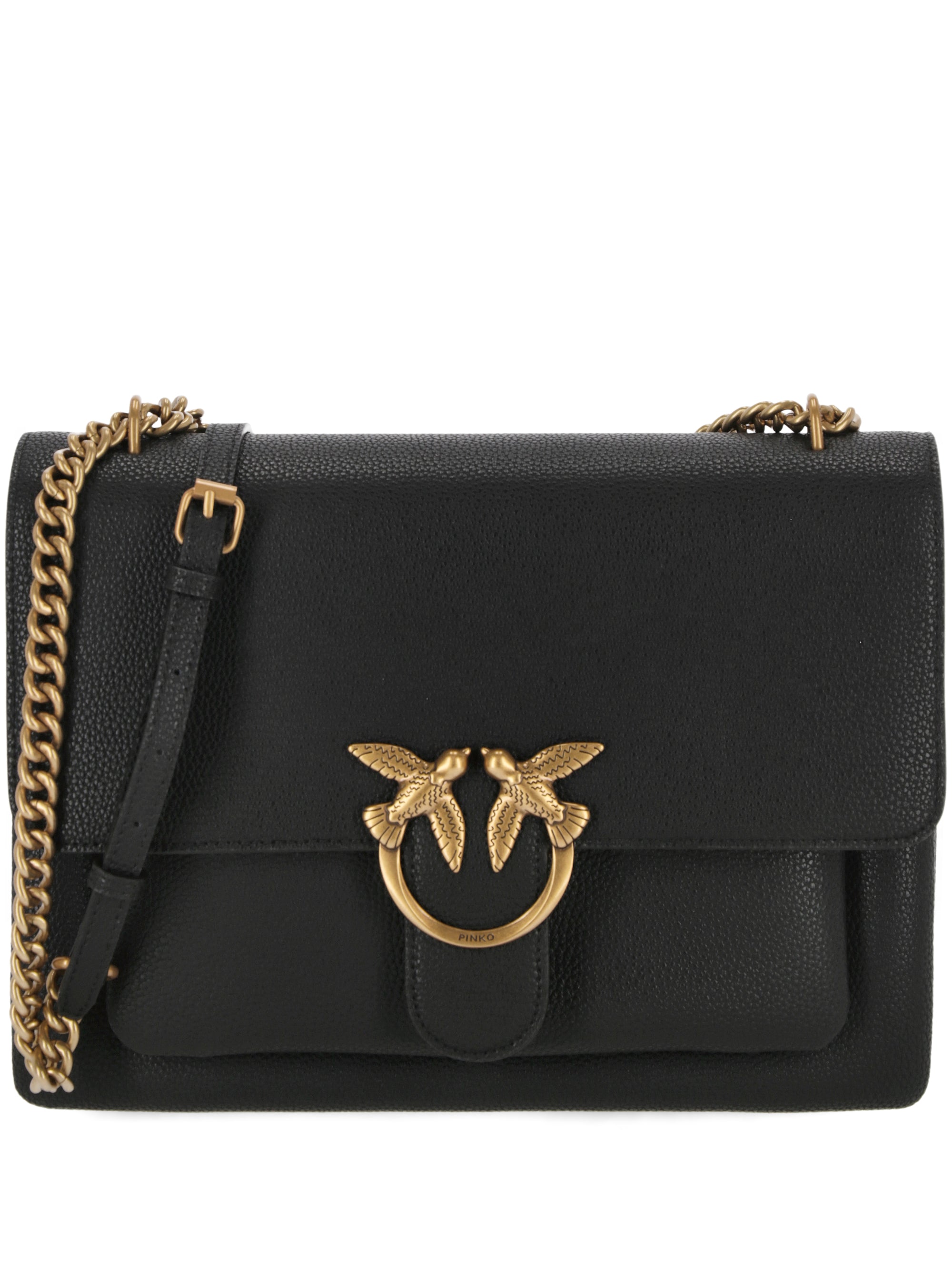 Pinko 104527 Woman NERO-ANTIQUE GOLD Bags.. - Zuklat