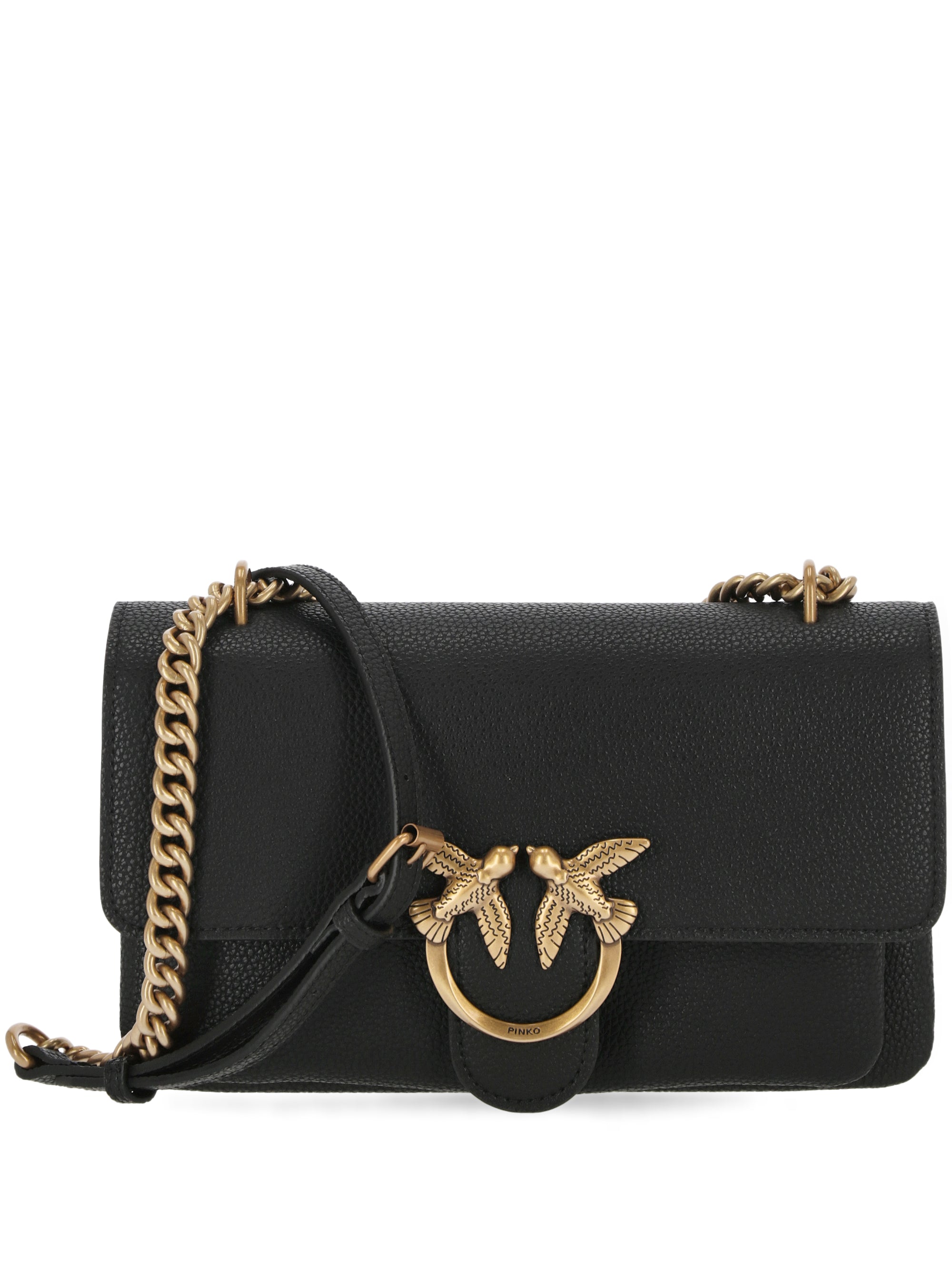 Pinko 104528 Woman NERO-ANTIQUE GOLD Bags.. - Zuklat