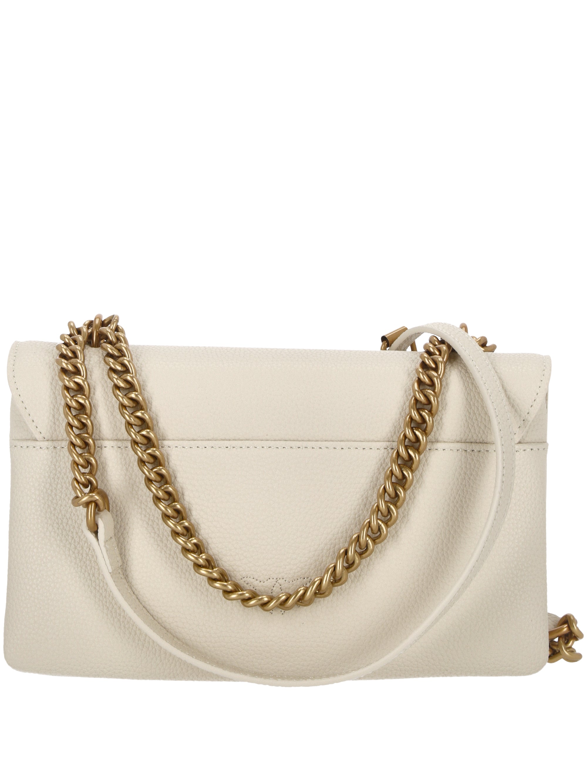 Pinko 104528 Woman BIANCO SETA-ANTIQUE GOLD Bags.. - Zuklat