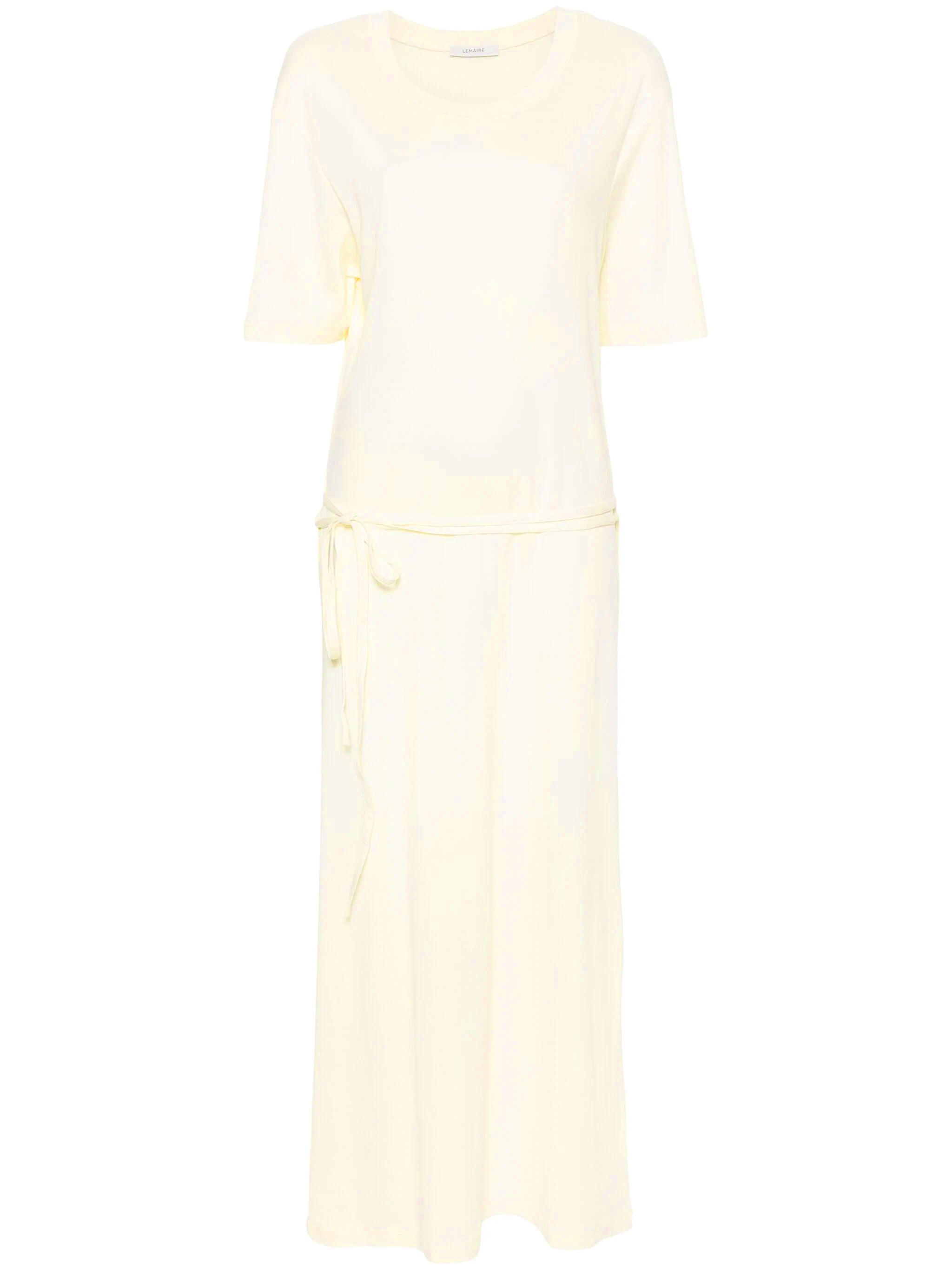 LEMAIRE DR1045LJ1016 Woman Cream Dresses - Zuklat