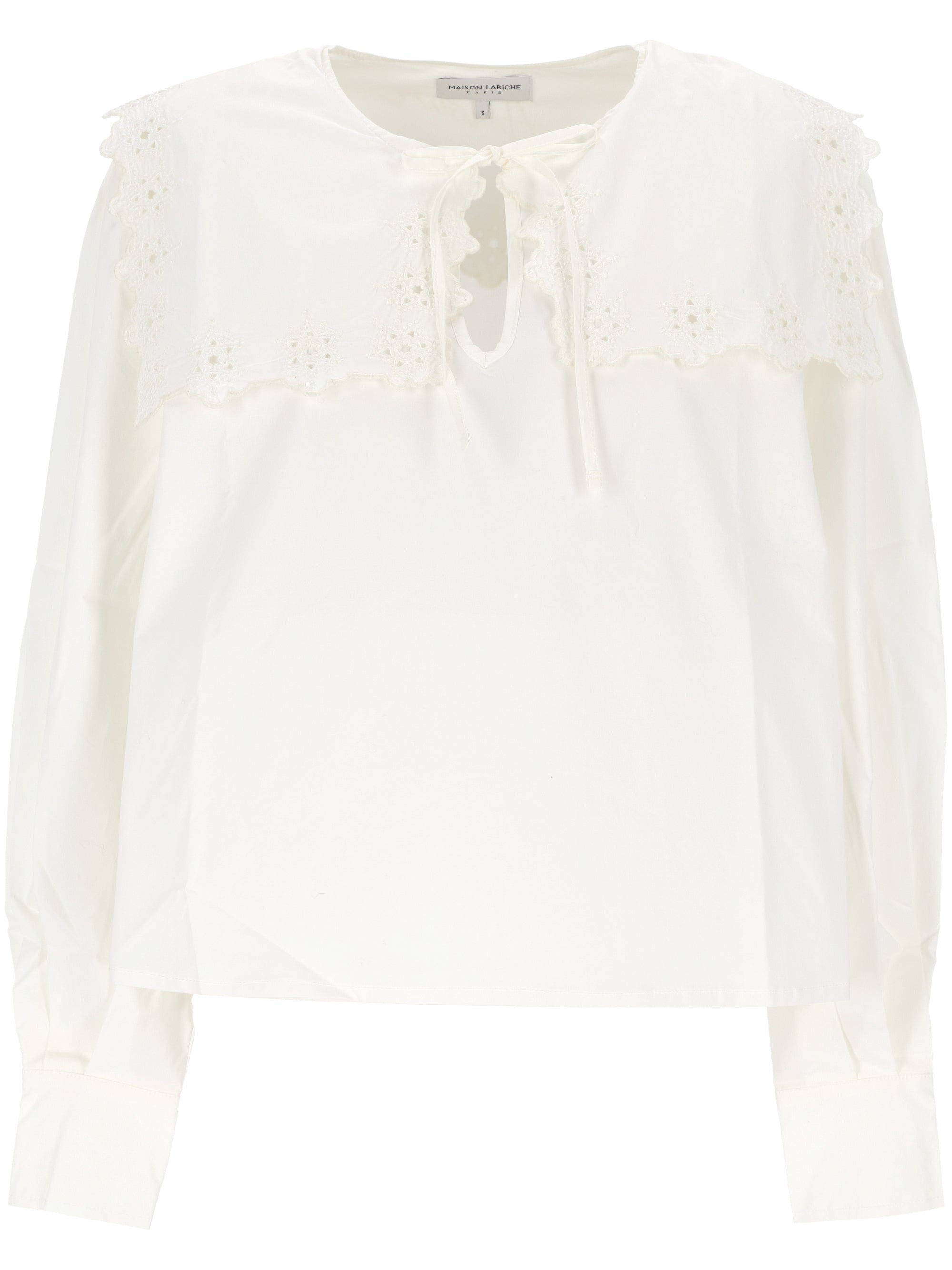 MAISON LABICHE UWPATENNEAMOUR Woman POPLIN WHITE T-shirts and Polos - Zuklat