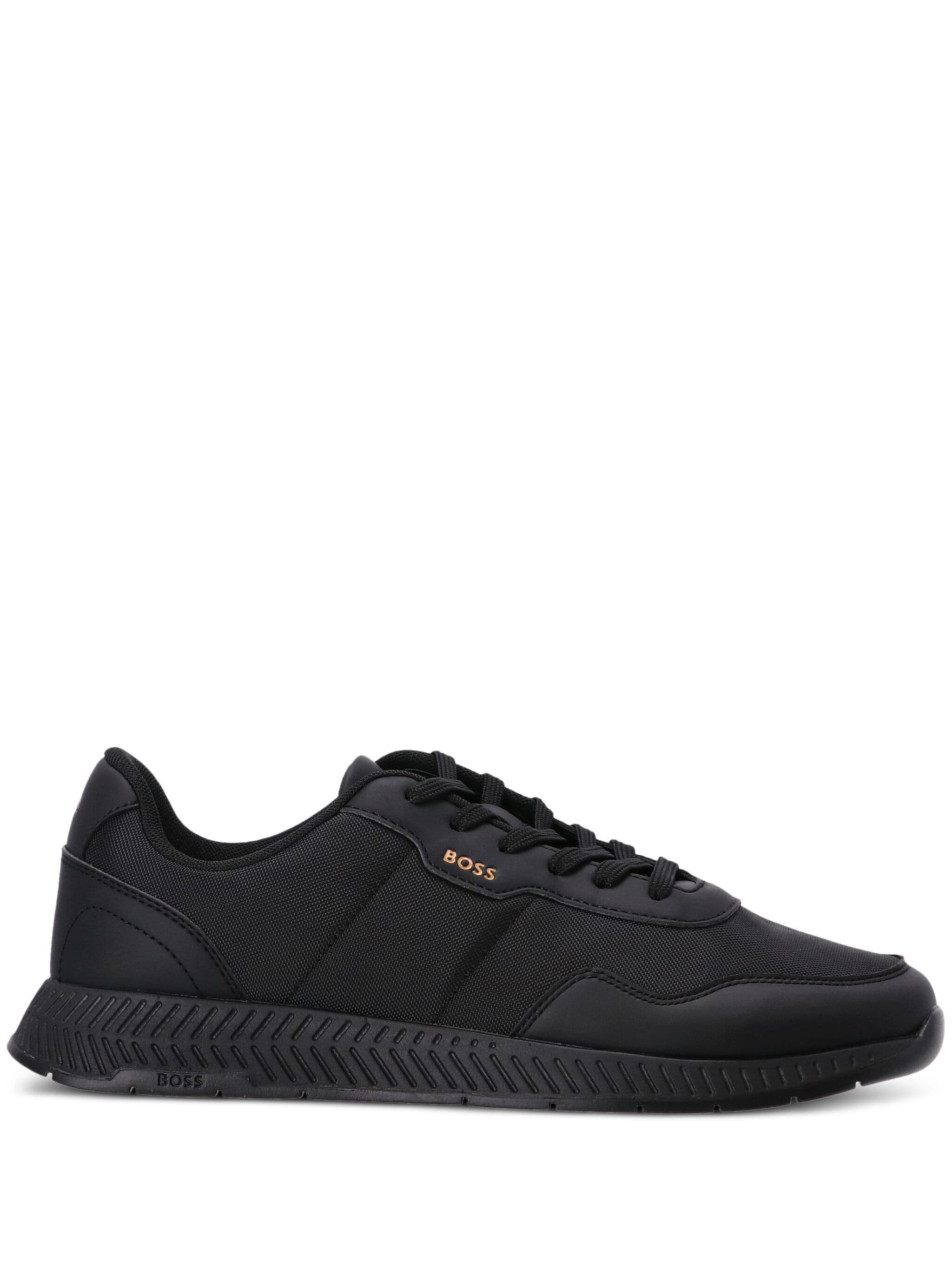 BOSS 50523180 Man Black Sneakers - Zuklat