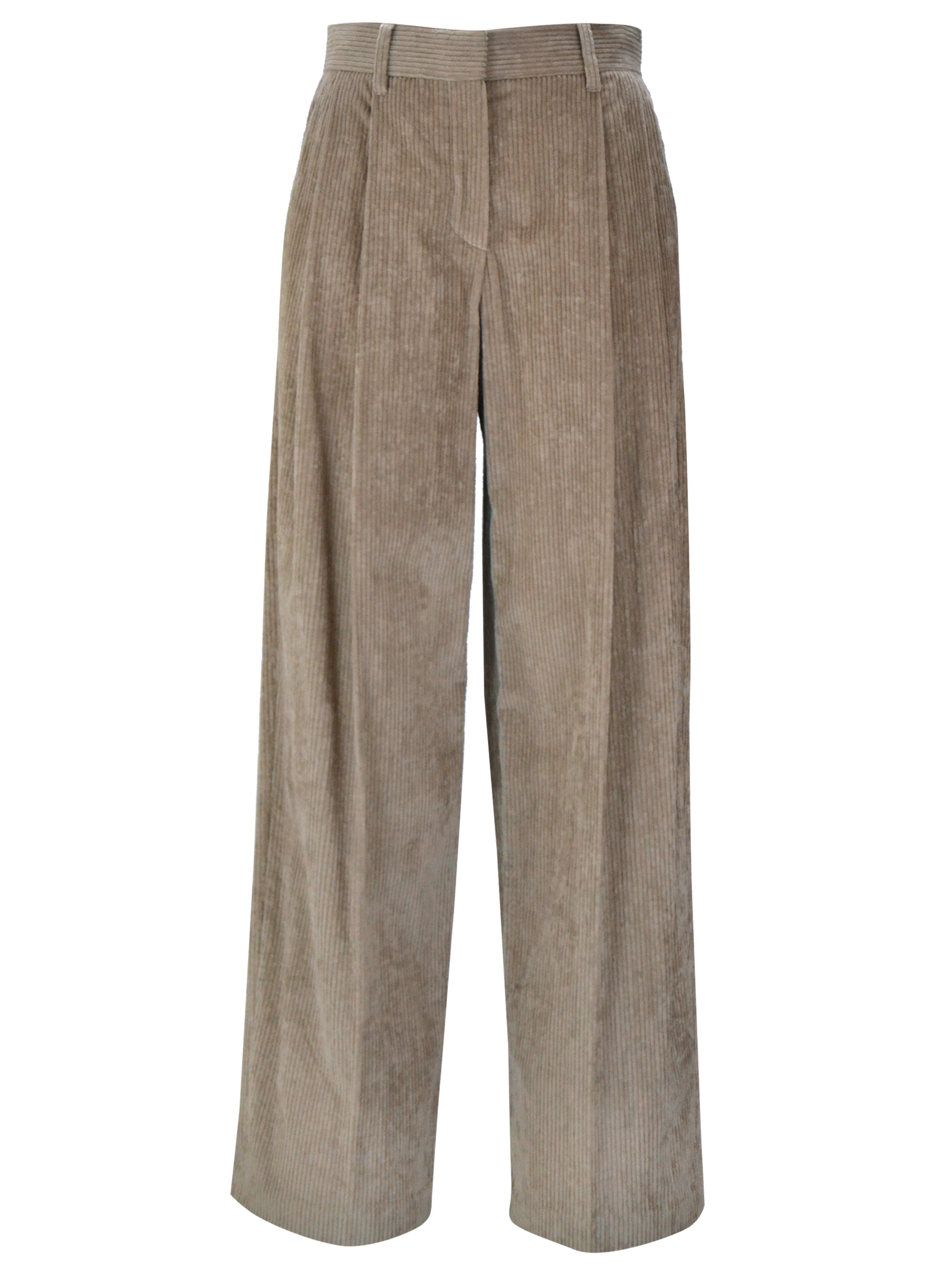 Brunello Cucinelli MD574P8685 Woman Beige Trousers - Zuklat