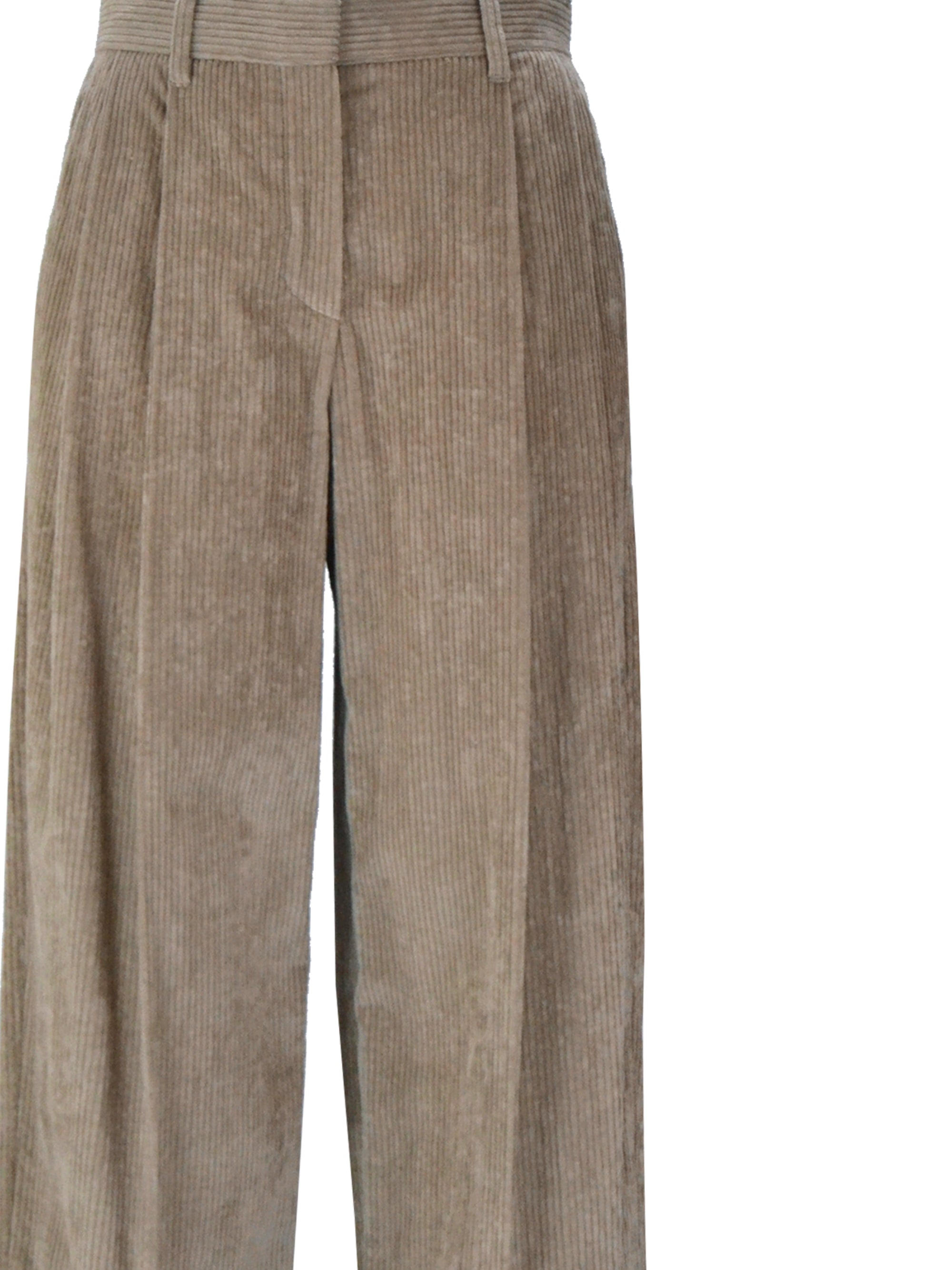 Brunello Cucinelli MD574P8685 Woman Beige Trousers - Zuklat