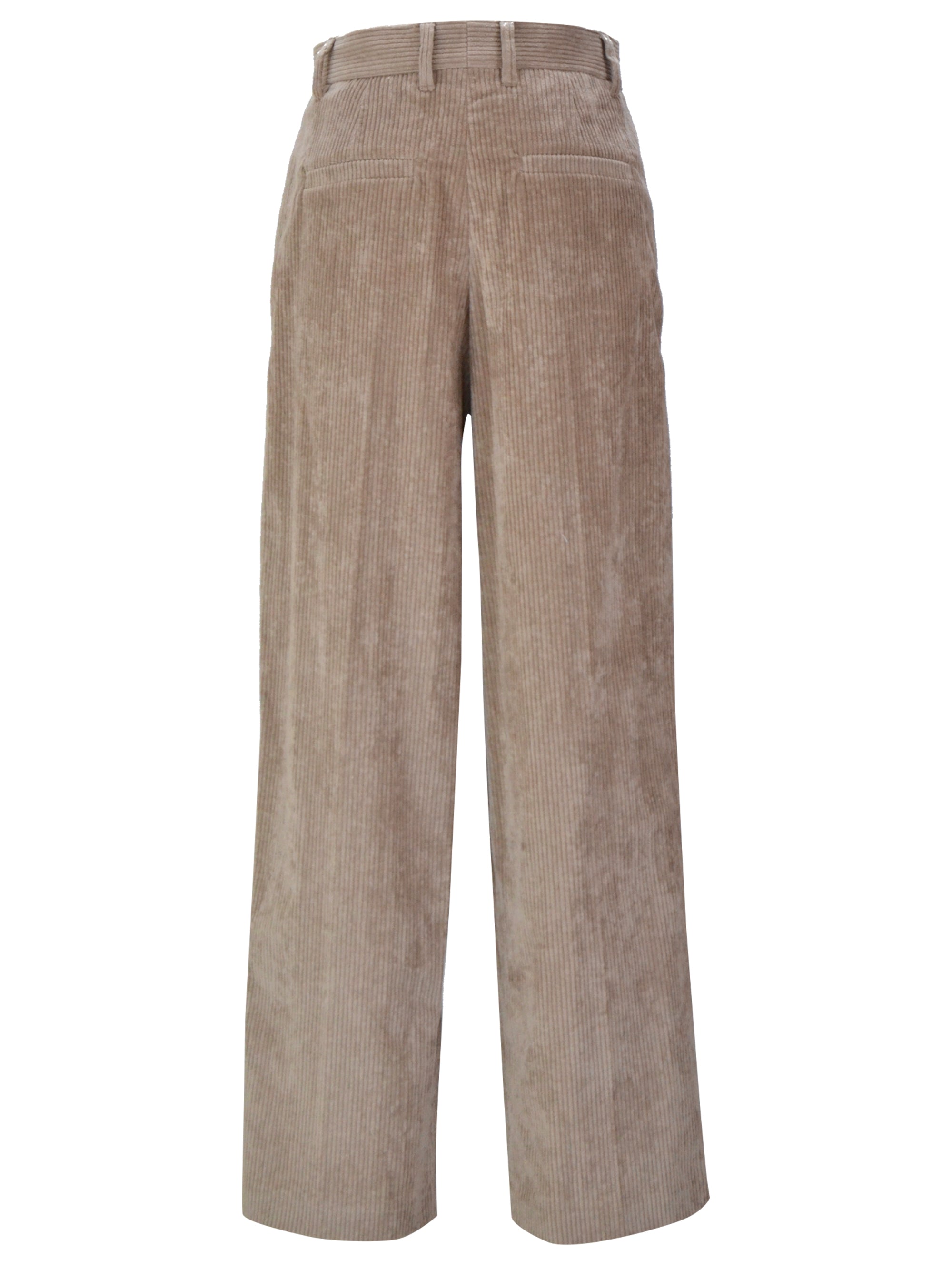 Brunello Cucinelli MD574P8685 Woman Beige Trousers - Zuklat