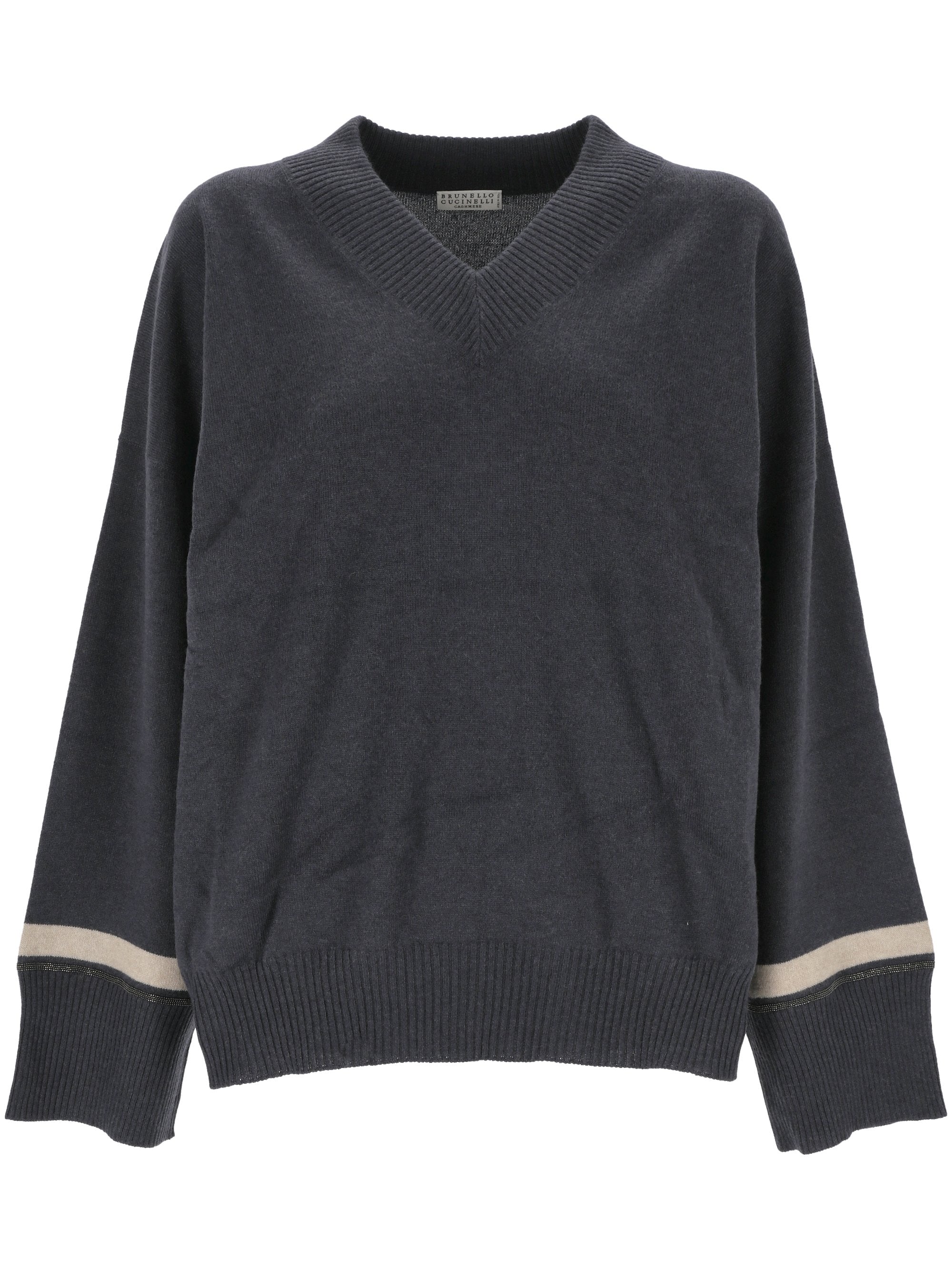 Brunello Cucinelli M12191202 Woman Grey Sweaters - Zuklat