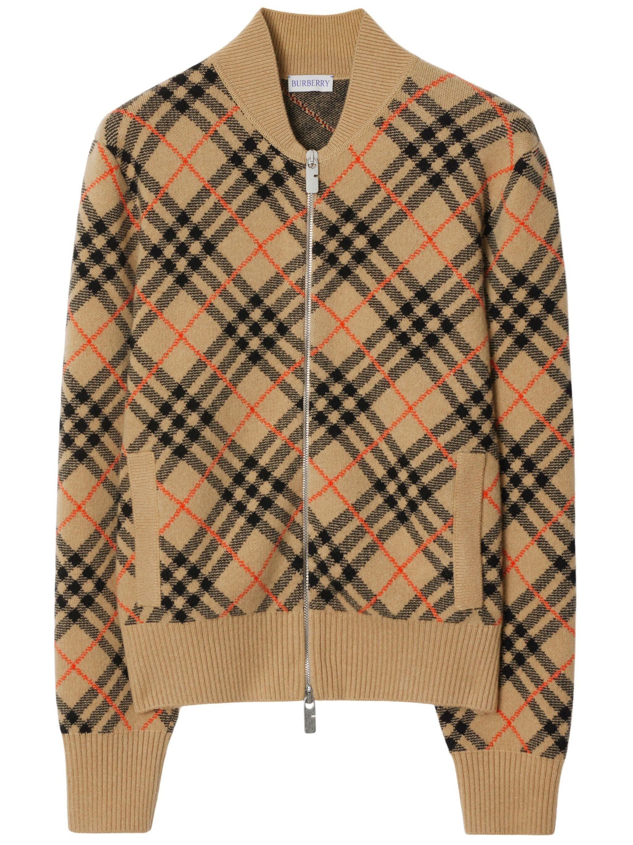 Burberry 8099881 Woman SAND IP CHECK Sweaters - Zuklat