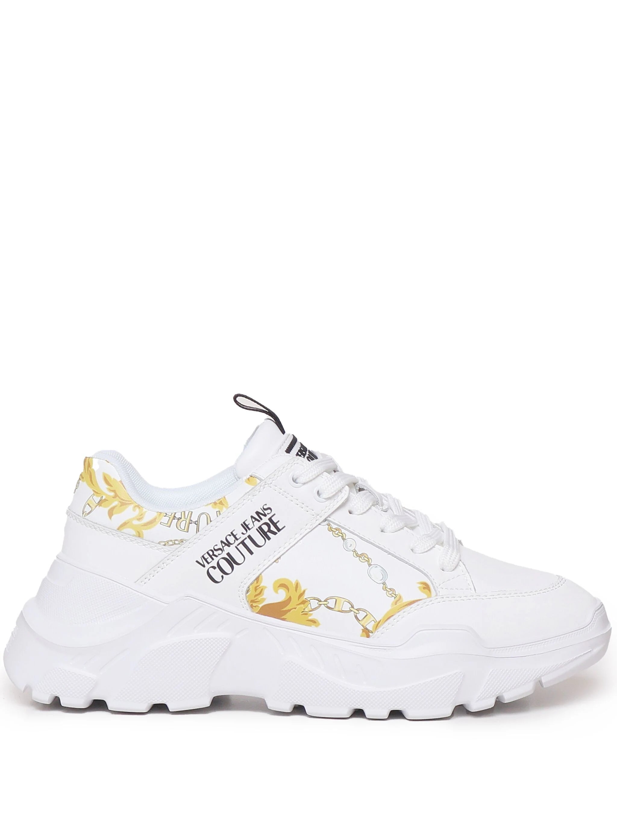 Versace Jeans 77YA3SC2 Man White Sneakers - Zuklat