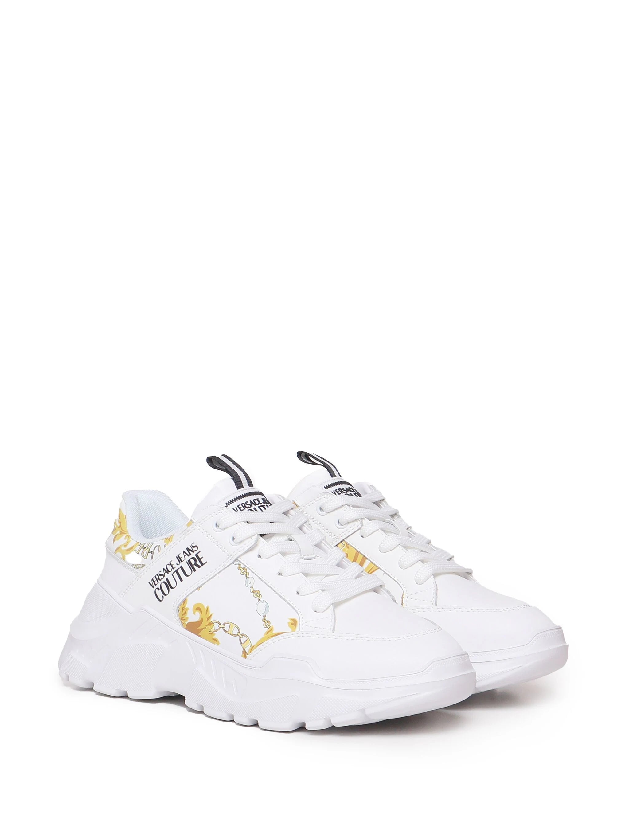 Versace Jeans 77YA3SC2 Man White Sneakers - Zuklat