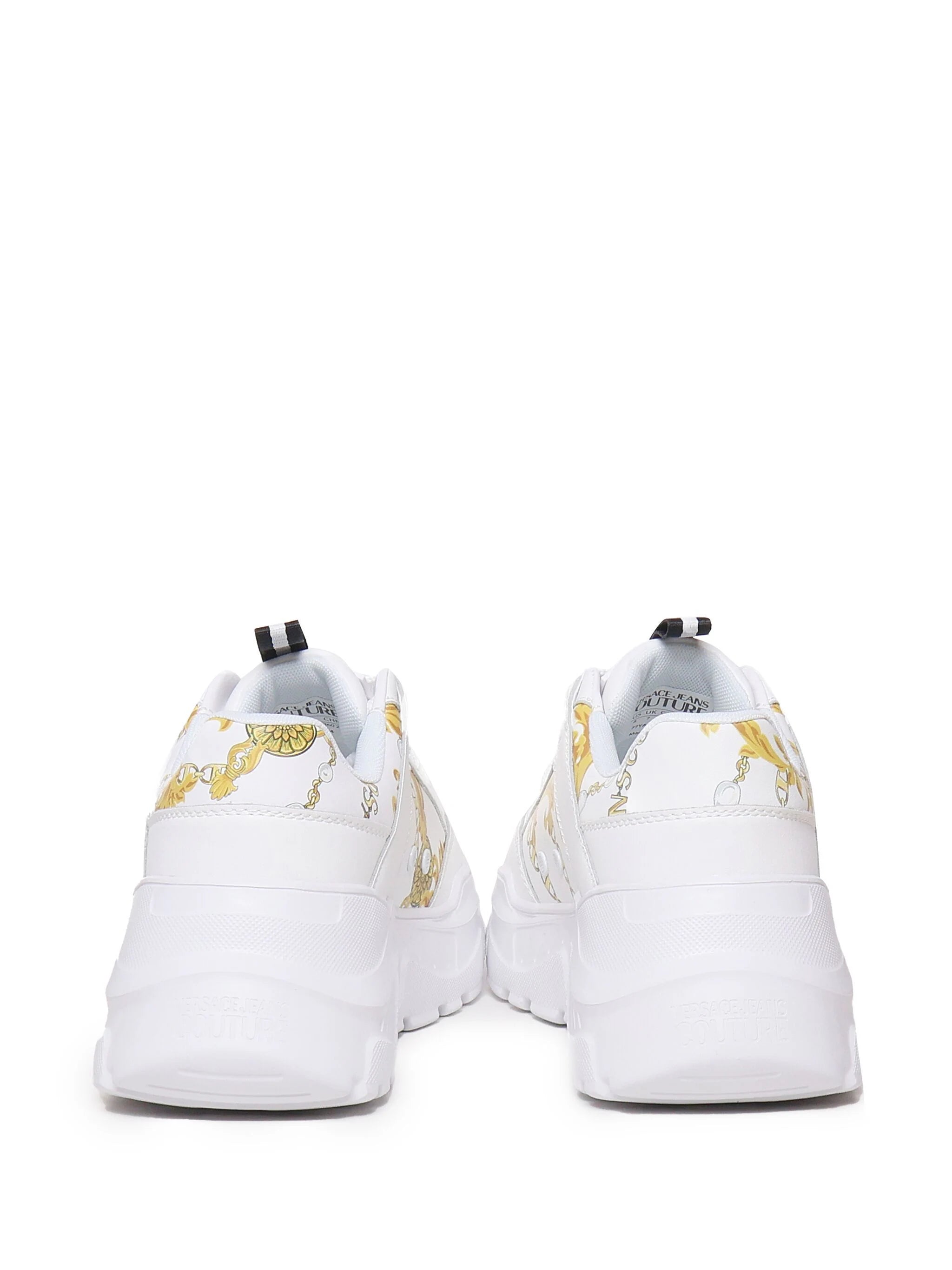 Versace Jeans 77YA3SC2 Man White Sneakers - Zuklat