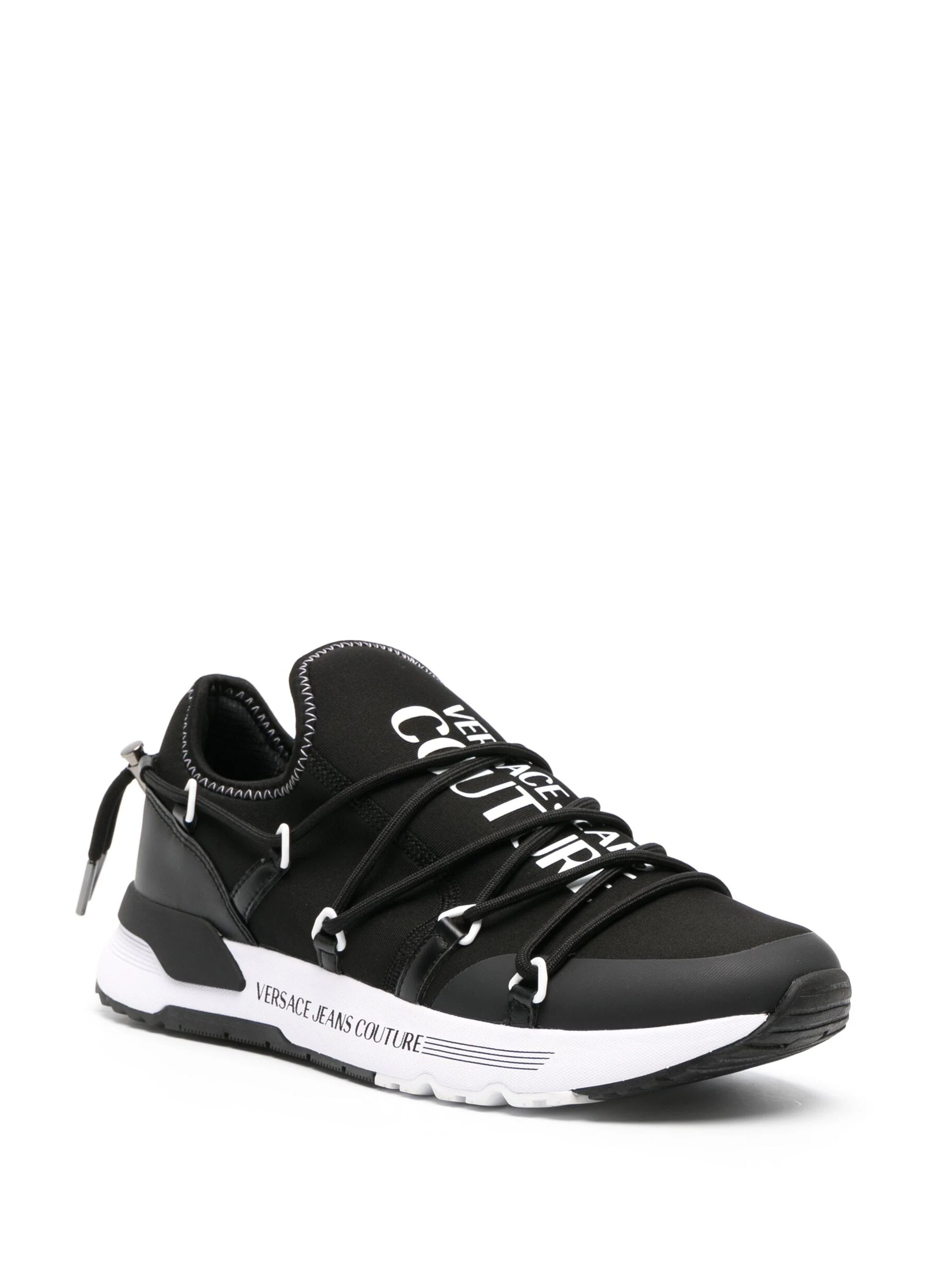 Versace Jeans 77YA3SA6 Man Black Sneakers - Zuklat