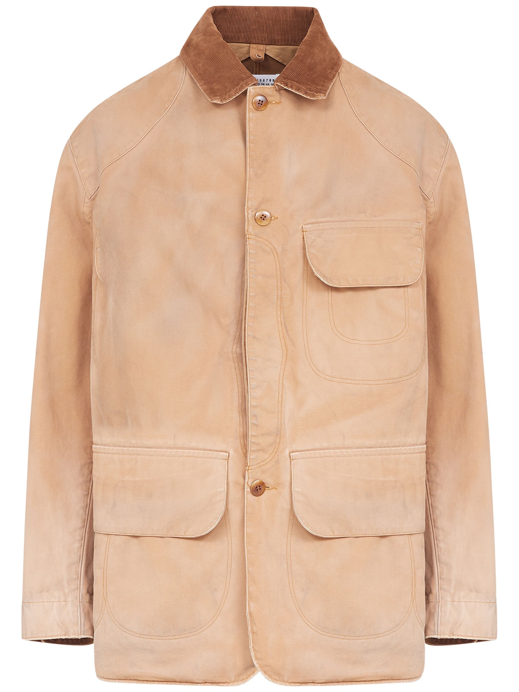 Maison Margiela S50AM0625 Man Beige Coats - Zuklat