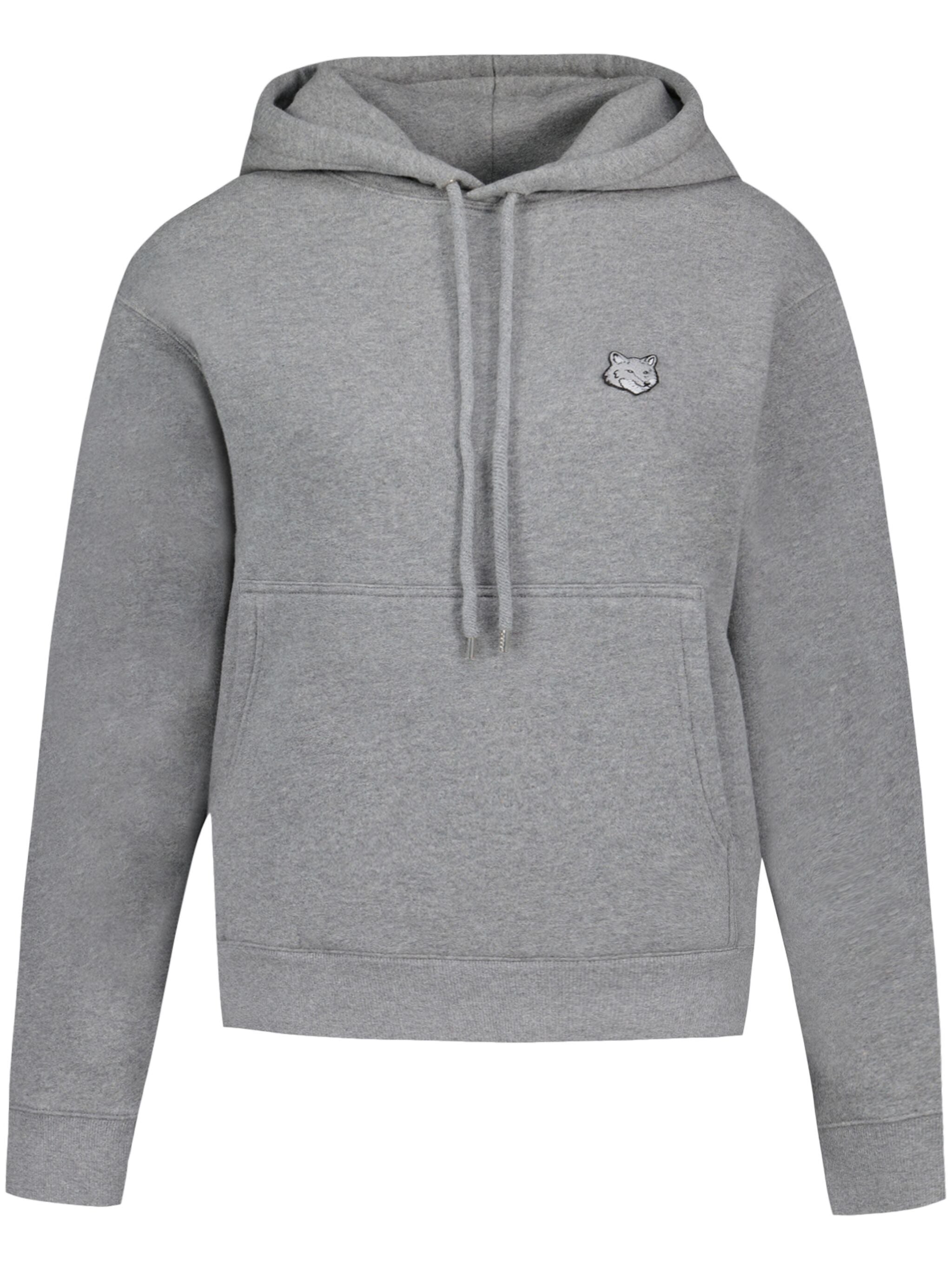 MAISON KITSUNE' MM00713KM0307 Man Medium grey melange Sweaters - Zuklat