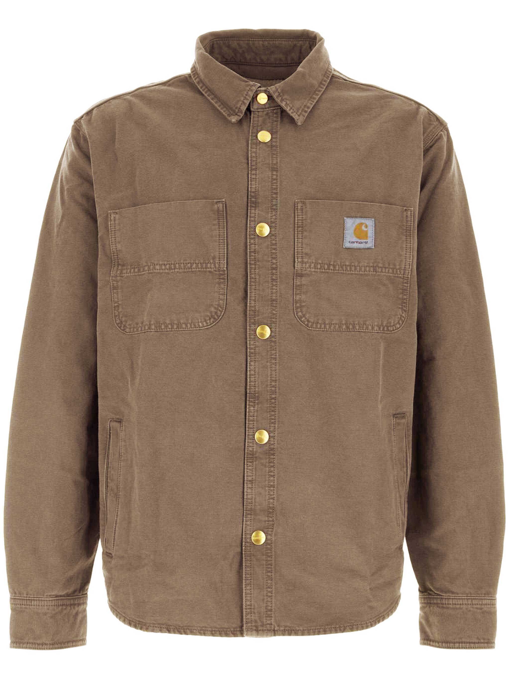 Carhartt WIP I033767 Unisex PEANUT STONE DYED Shirts - Zuklat