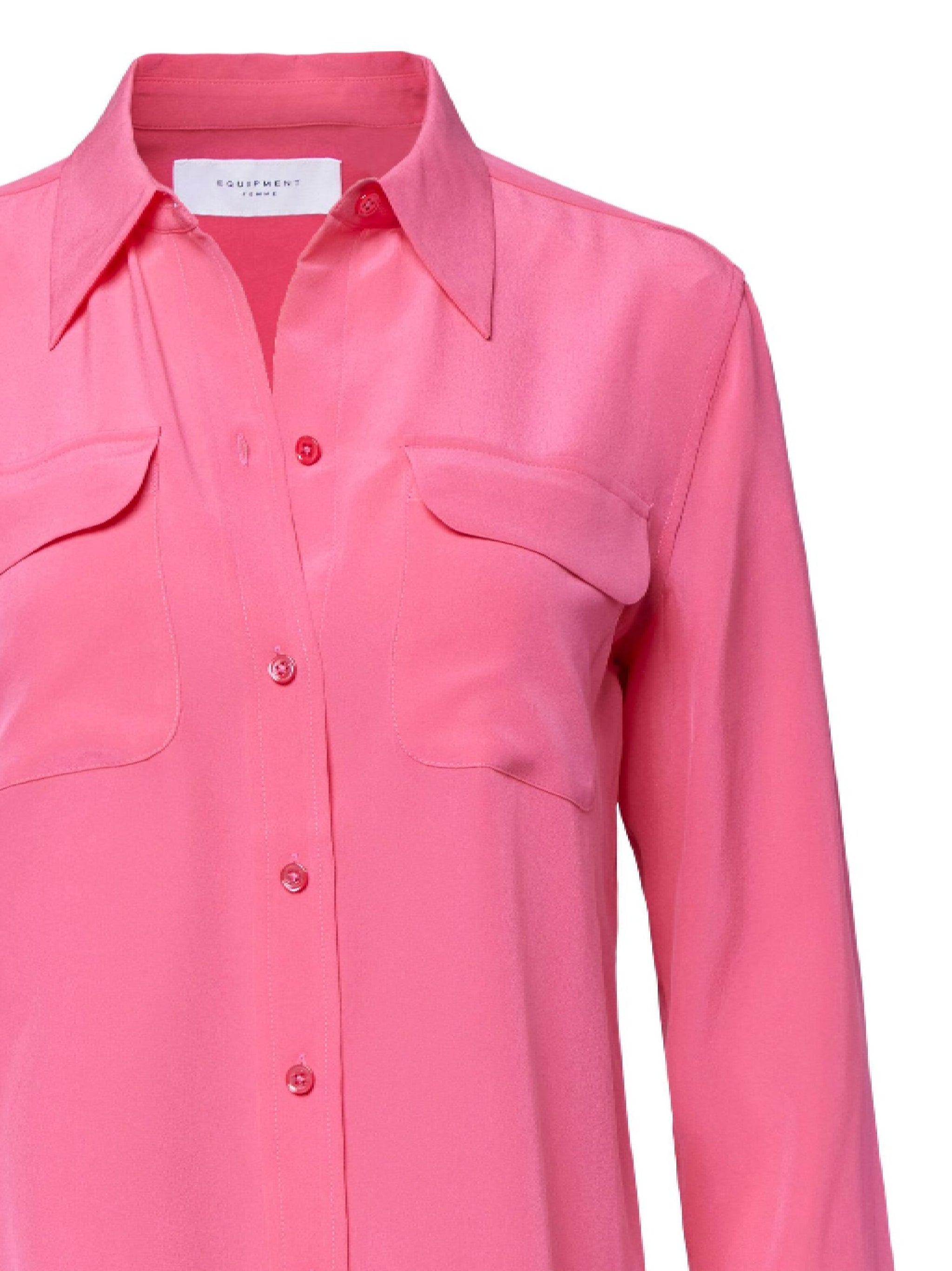 Equipment Q23E231 Woman Rasberry Shirts - Zuklat