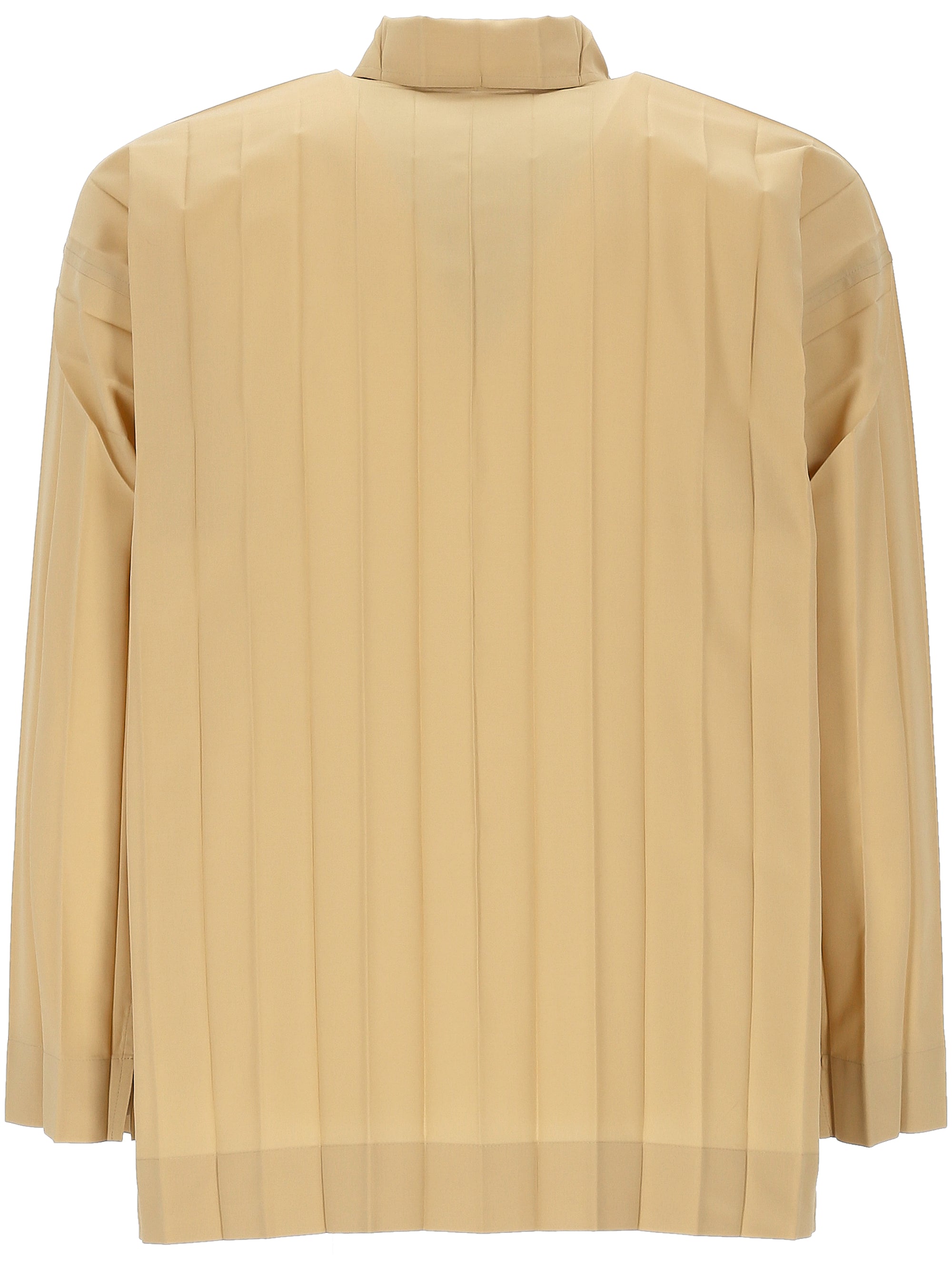 Issey Miyake HP48FJ311 Man Beige Shirts - Zuklat