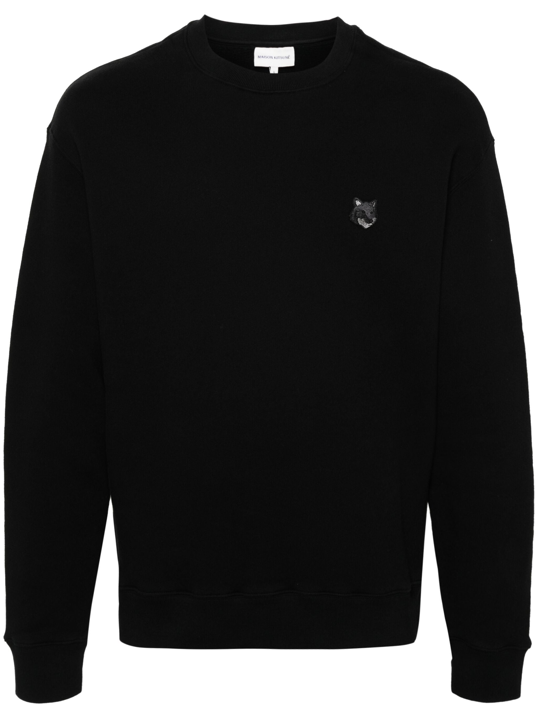 MAISON KITSUNE' MM00316KM0307 Man Black Sweaters - Zuklat