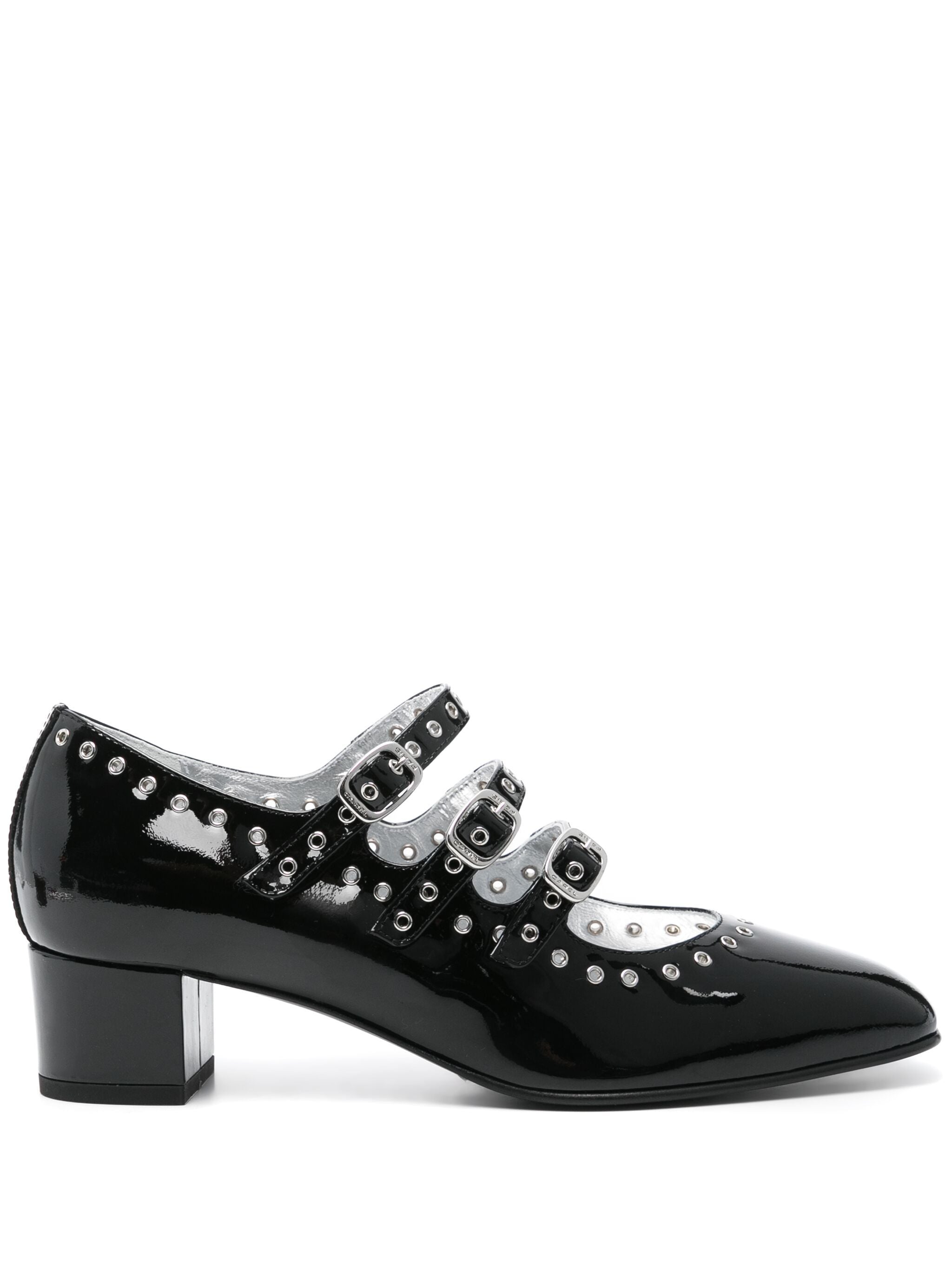 CAREL CAMDEN Woman Black patent Flat shoes - Zuklat