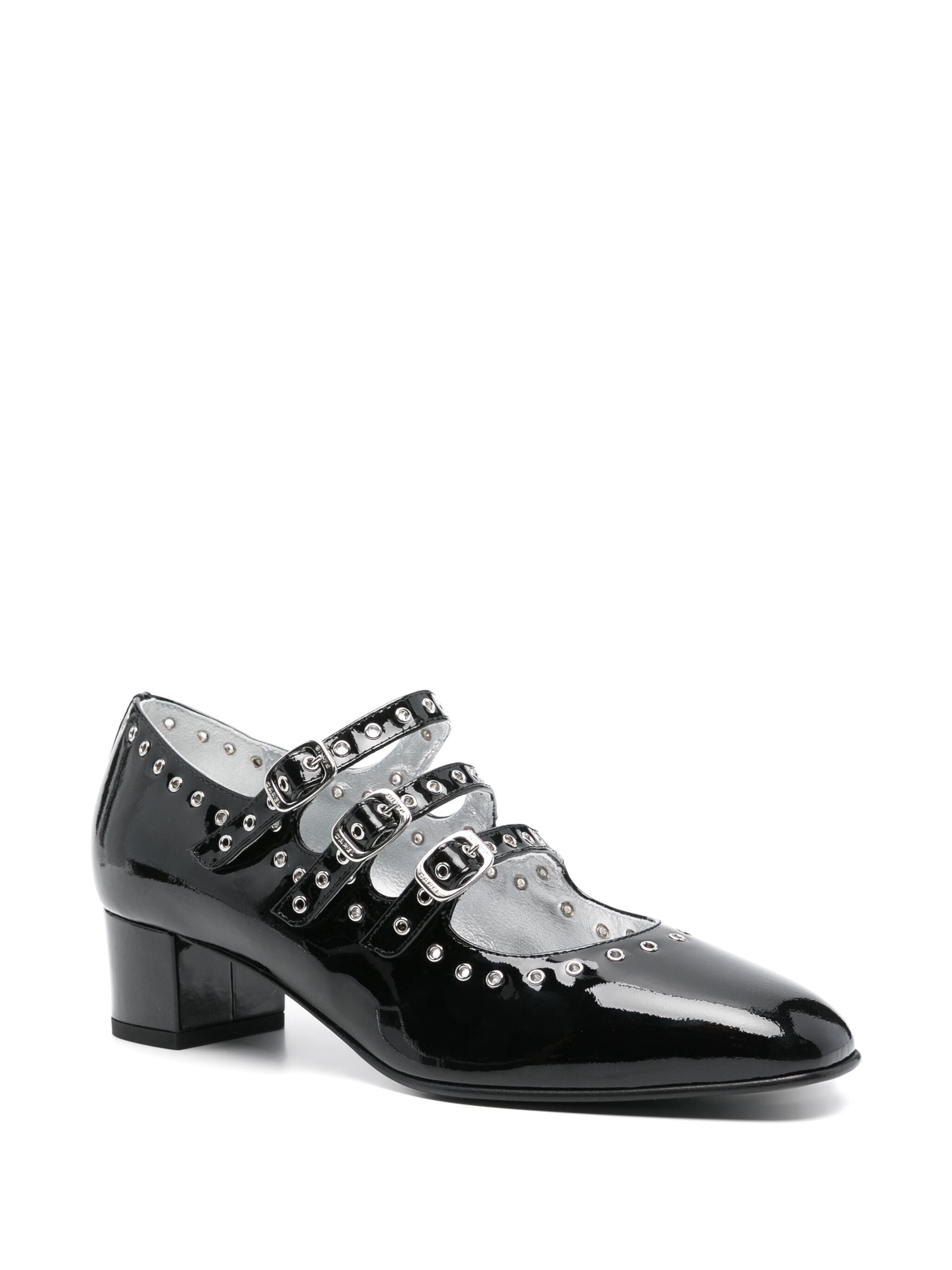 CAREL CAMDEN Woman Black patent Flat shoes - Zuklat