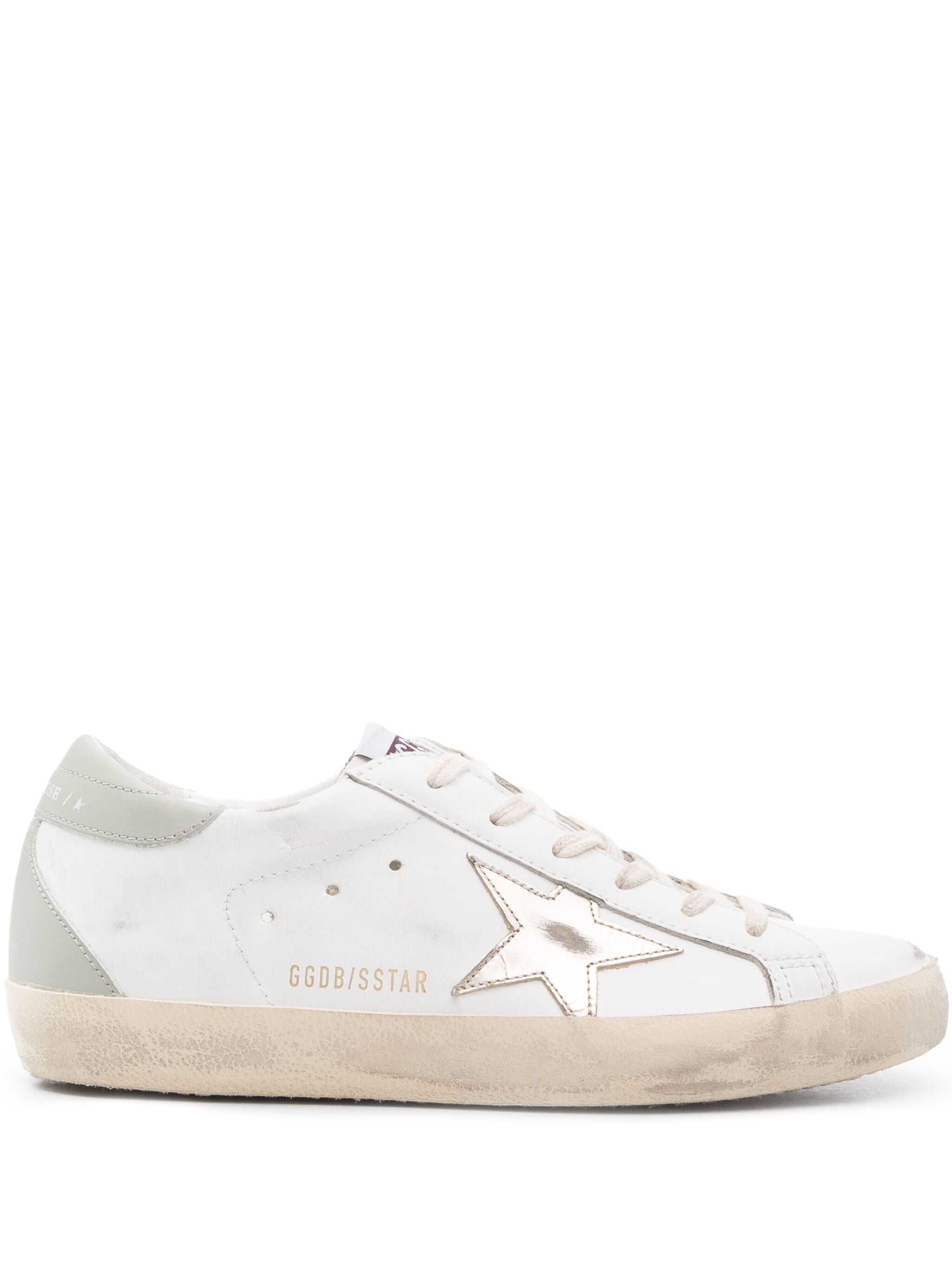 Golden Goose GWF00102 Woman WHITE/PLATINUM/GREY Sneakers - Zuklat