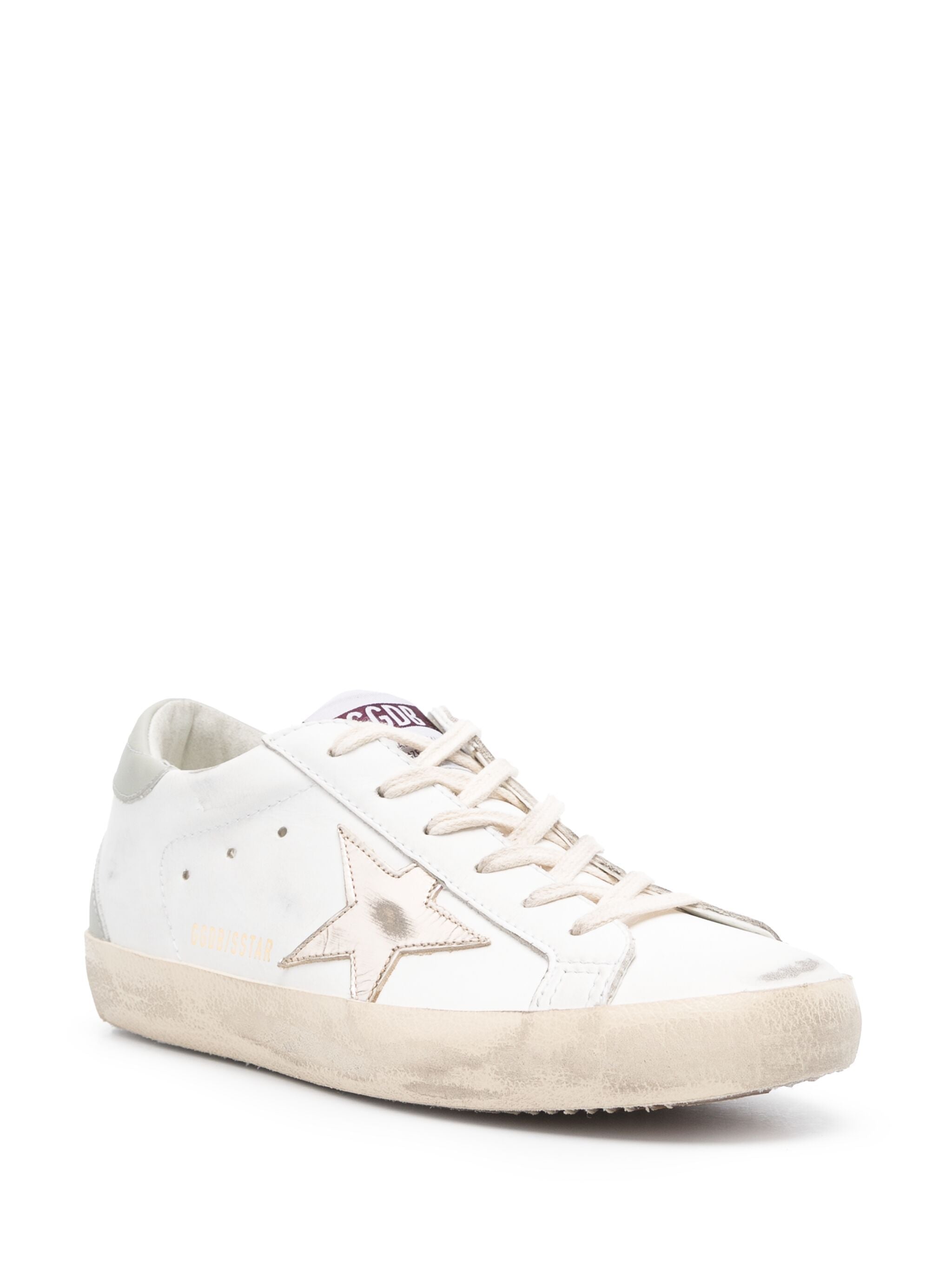 Golden Goose GWF00102 Woman WHITE/PLATINUM/GREY Sneakers - Zuklat