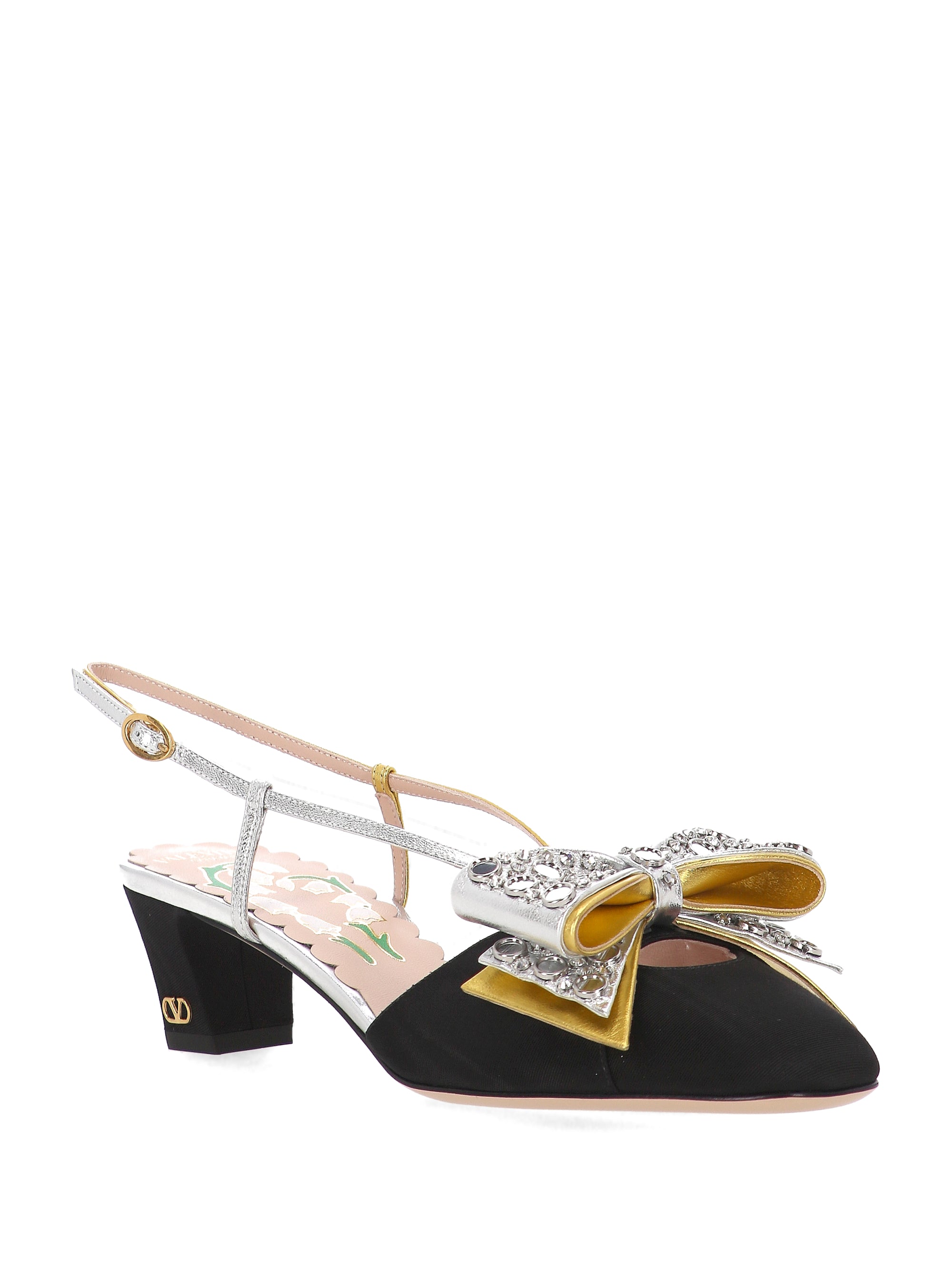 Valentino Garavani 6W2S0LB6 Woman Nero/silver Sandals - Zuklat