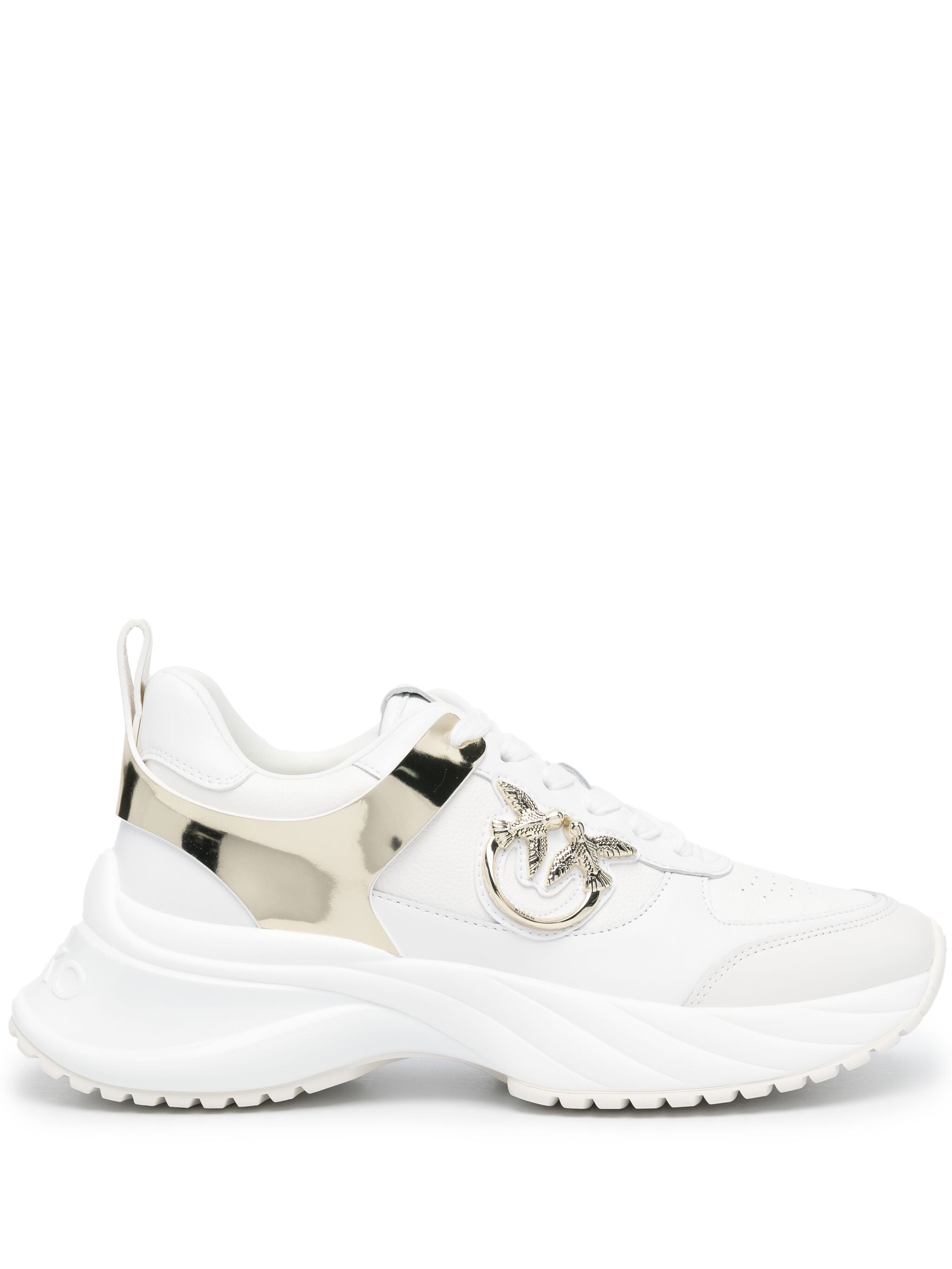 Pinko SS0027 Woman LEATHER/MIRROR Sneakers - Zuklat