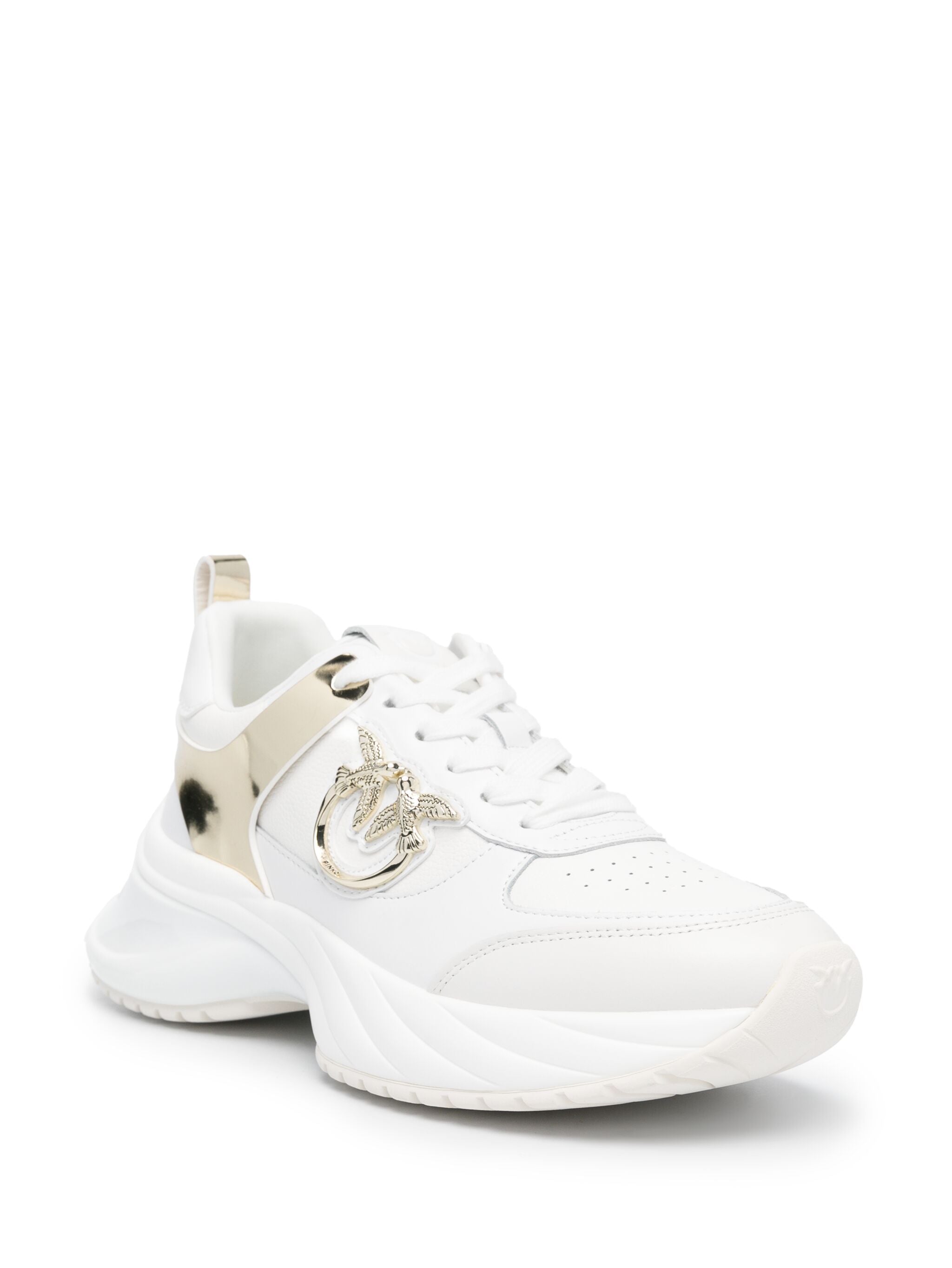 Pinko SS0027 Woman LEATHER/MIRROR Sneakers - Zuklat