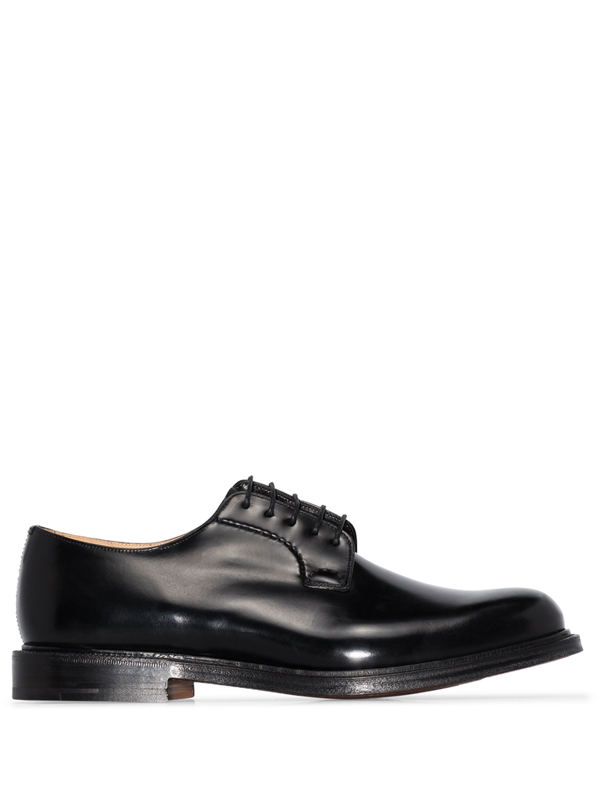 Church's EEB001FG00000 Man Black Flat shoes - Zuklat