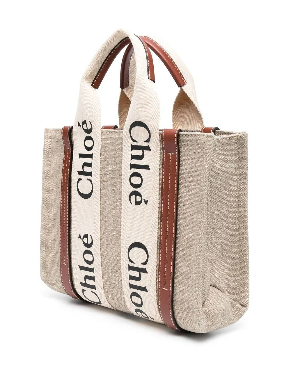 Chloè C22AS397I26 Woman White - Brown 1 Bags.. - Zuklat