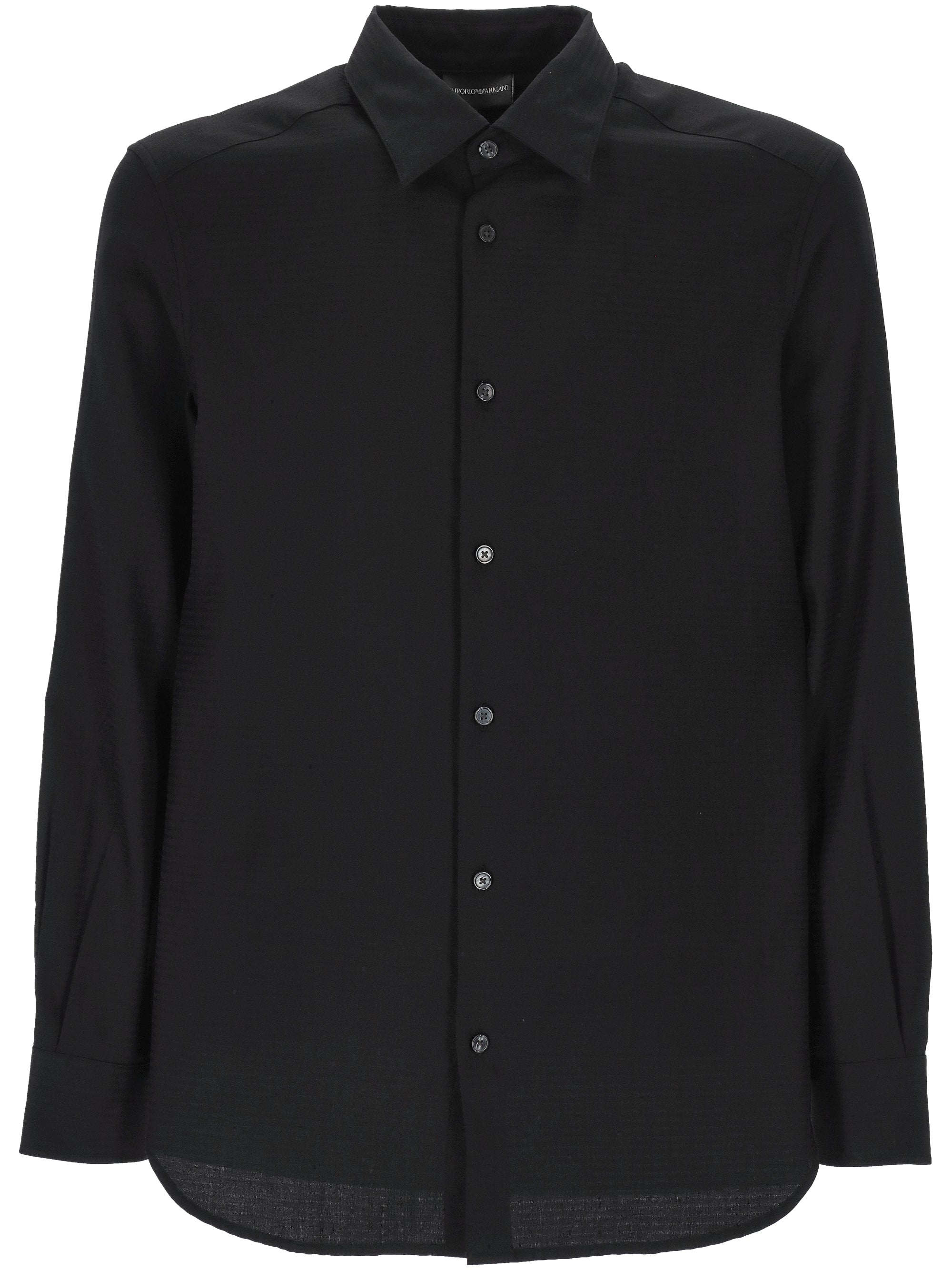 Emporio Armani EM001537 Man Black Shirts - Zuklat