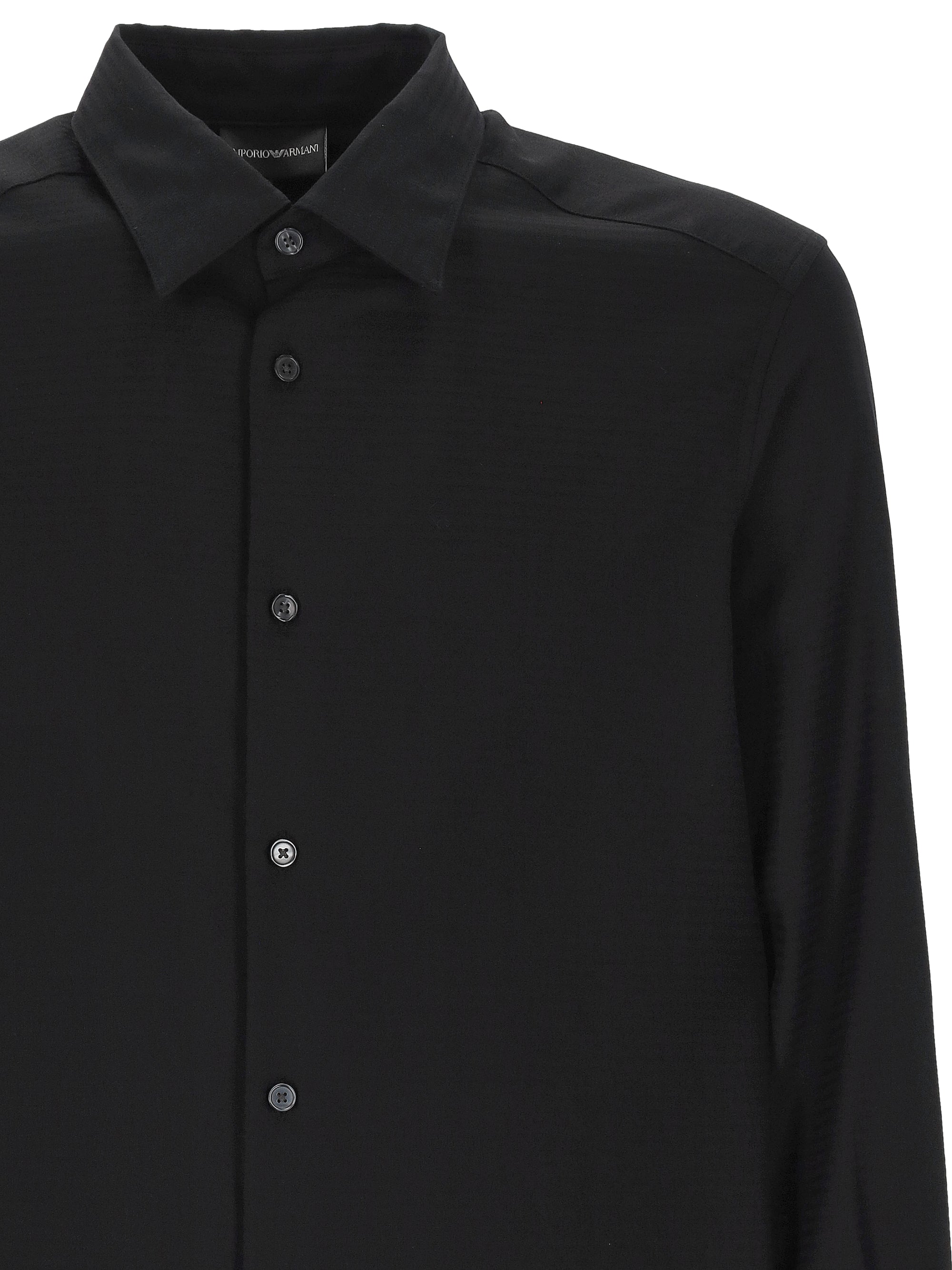 Emporio Armani EM001537 Man Black Shirts - Zuklat