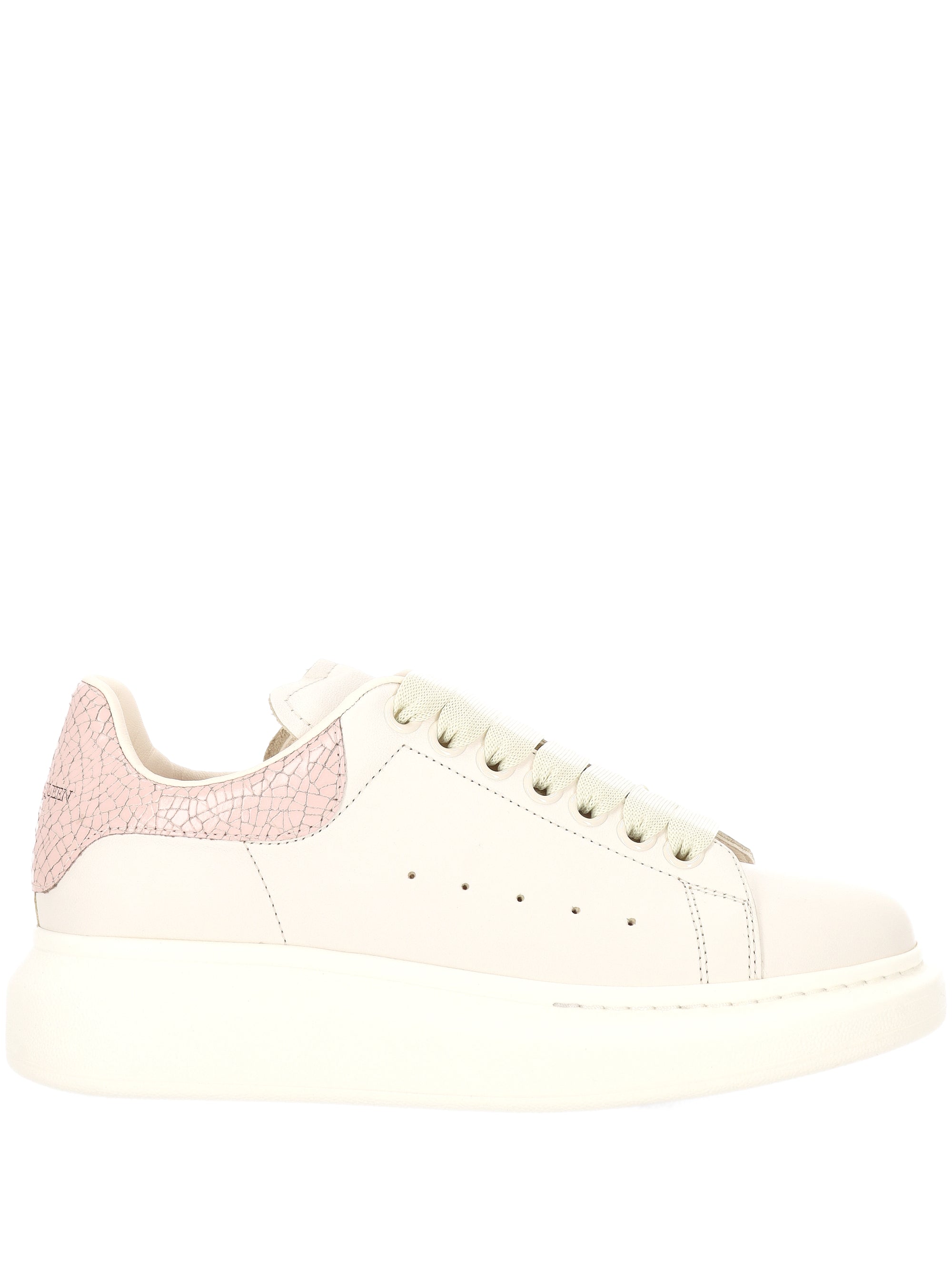 Alexander McQueen 553770 Woman Off white/pink Sneakers - Zuklat