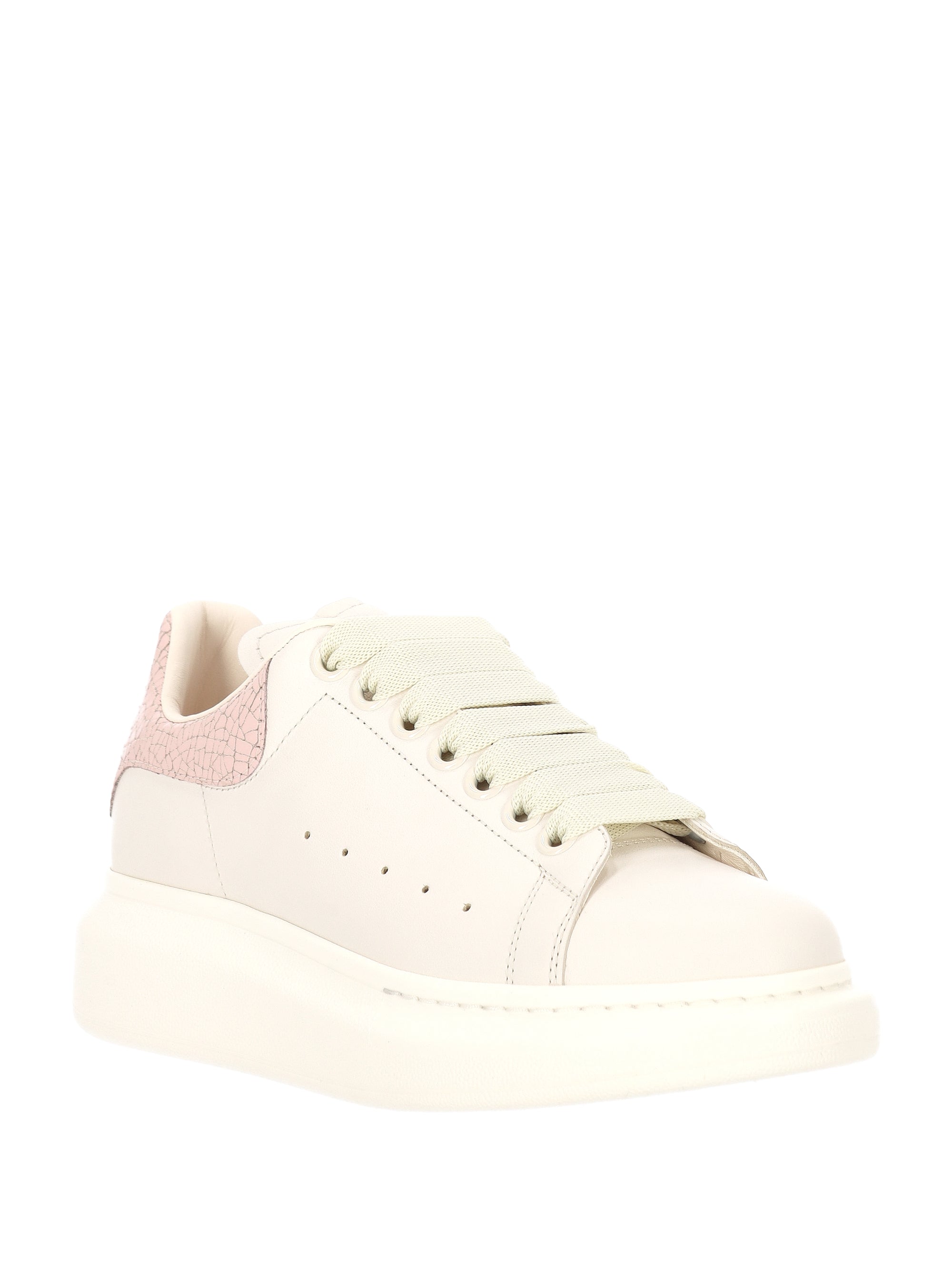 Alexander McQueen 553770 Woman Off white/pink Sneakers - Zuklat